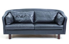 Pair of Swedish Modern Leather Sofas by Dux, c. 1970's