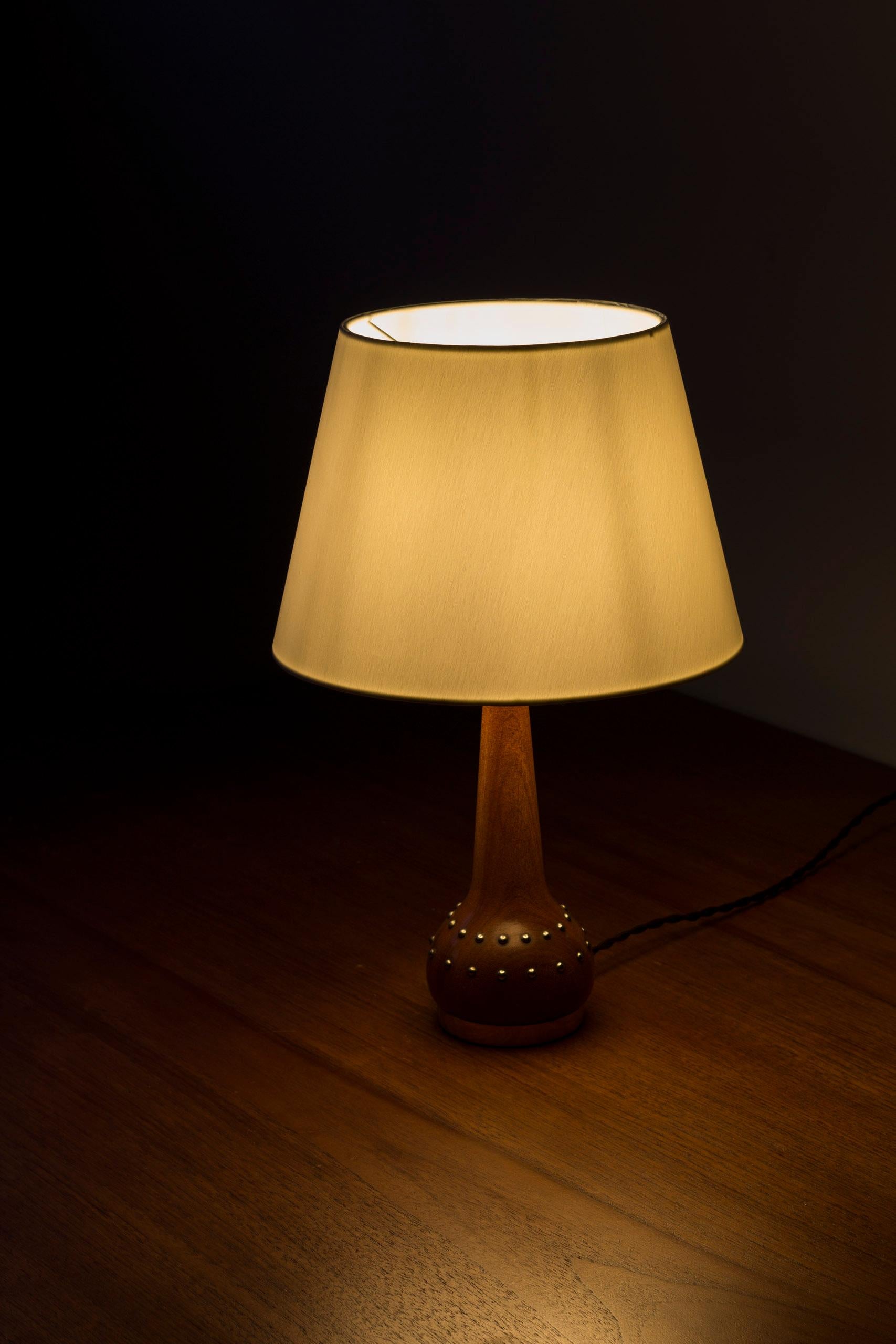 Pair of Swedish modern table lamps in the style of Otto Schulz and BOET, 1940s in vendita 3