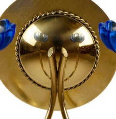 Pair of Swedish Modern Two-Light Sconces