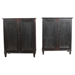 Pair of Swedish Painted Buffets
