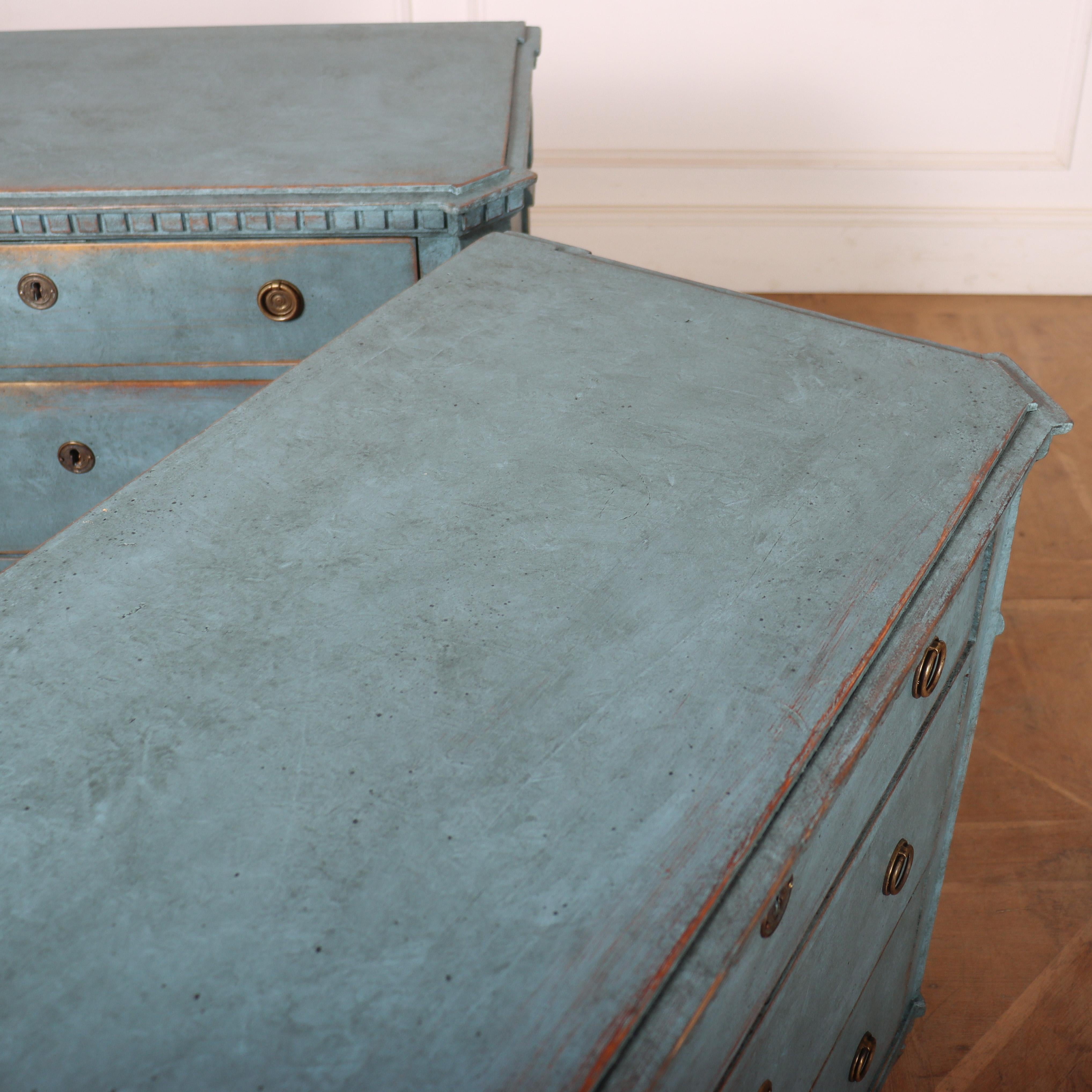 Pair of Swedish Painted Commodes 5