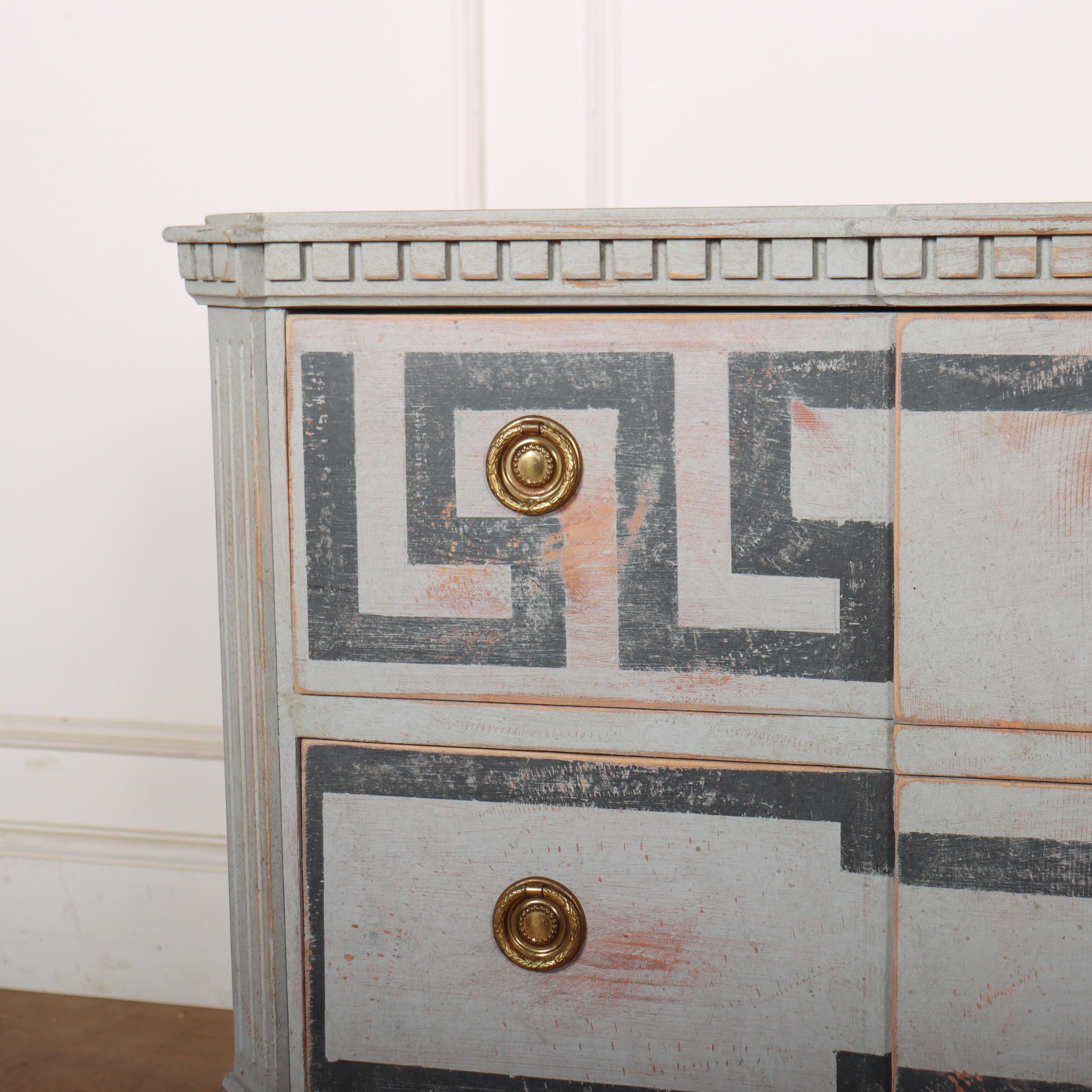 Pair of Swedish Painted Commodes 7