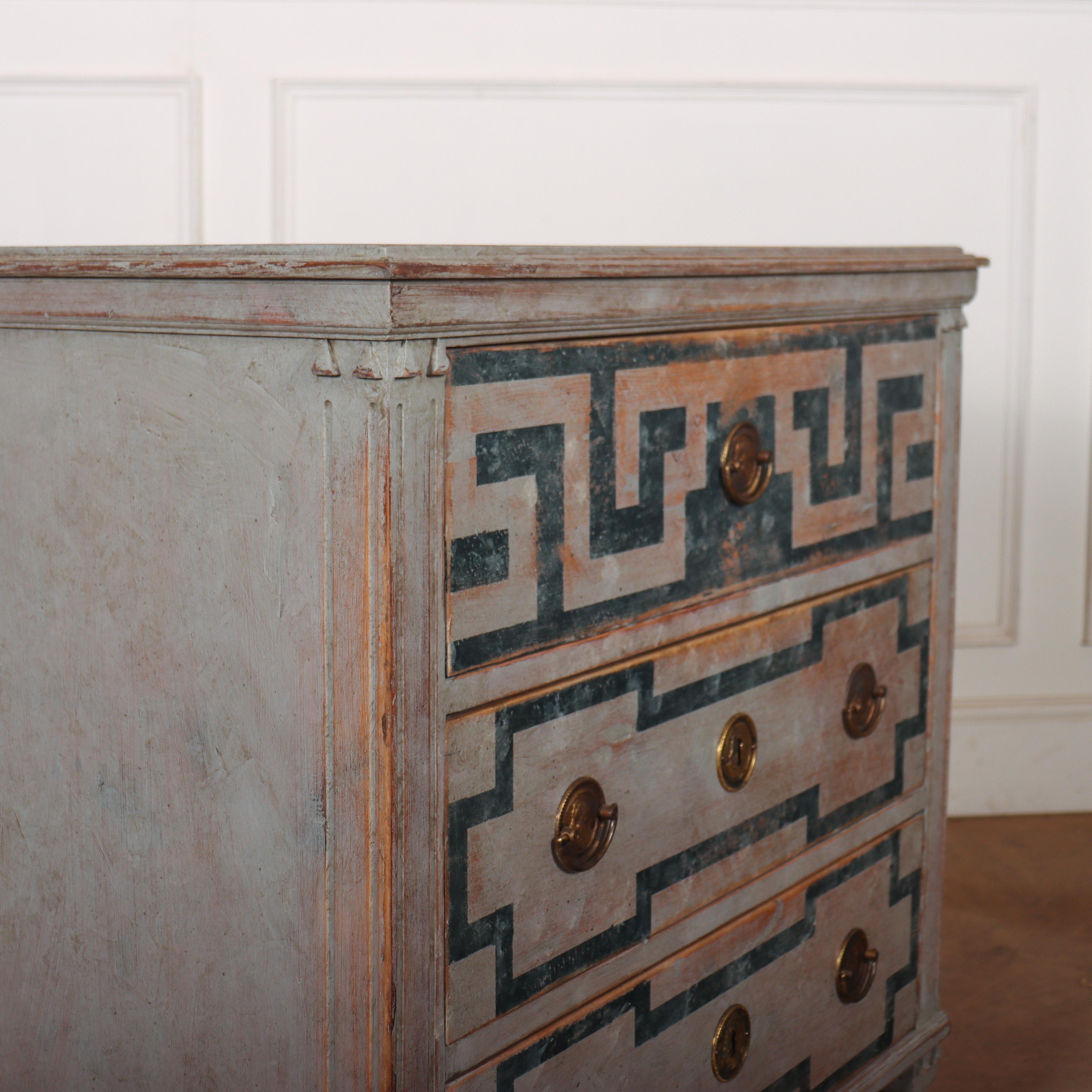 Pair of Swedish Painted Commodes 2