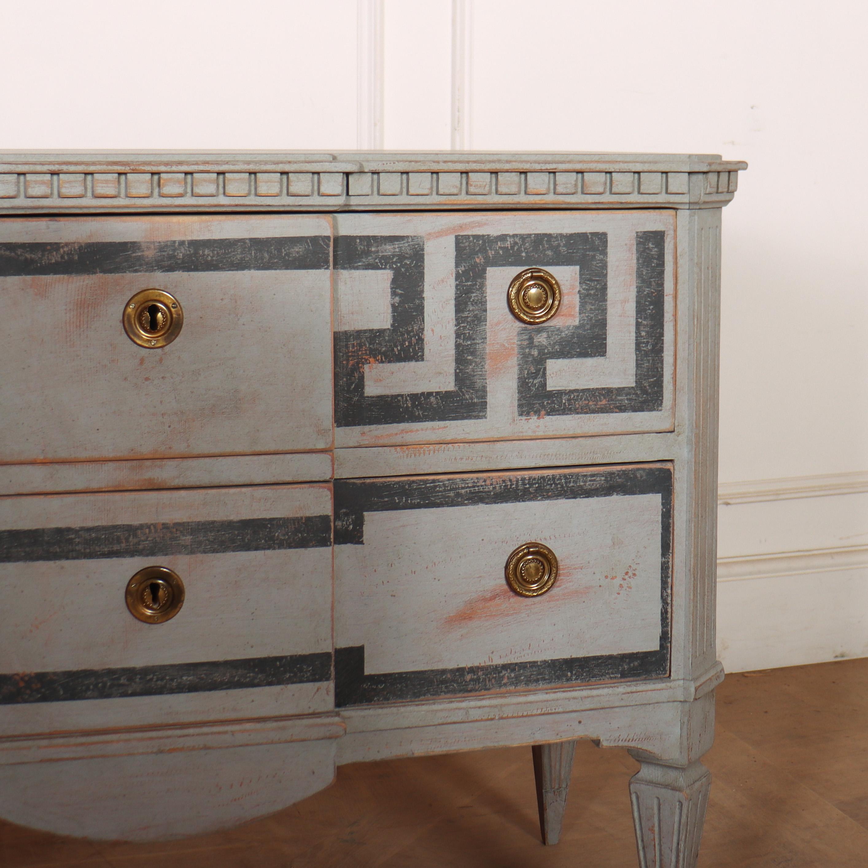 Pair of Swedish Painted Commodes 2