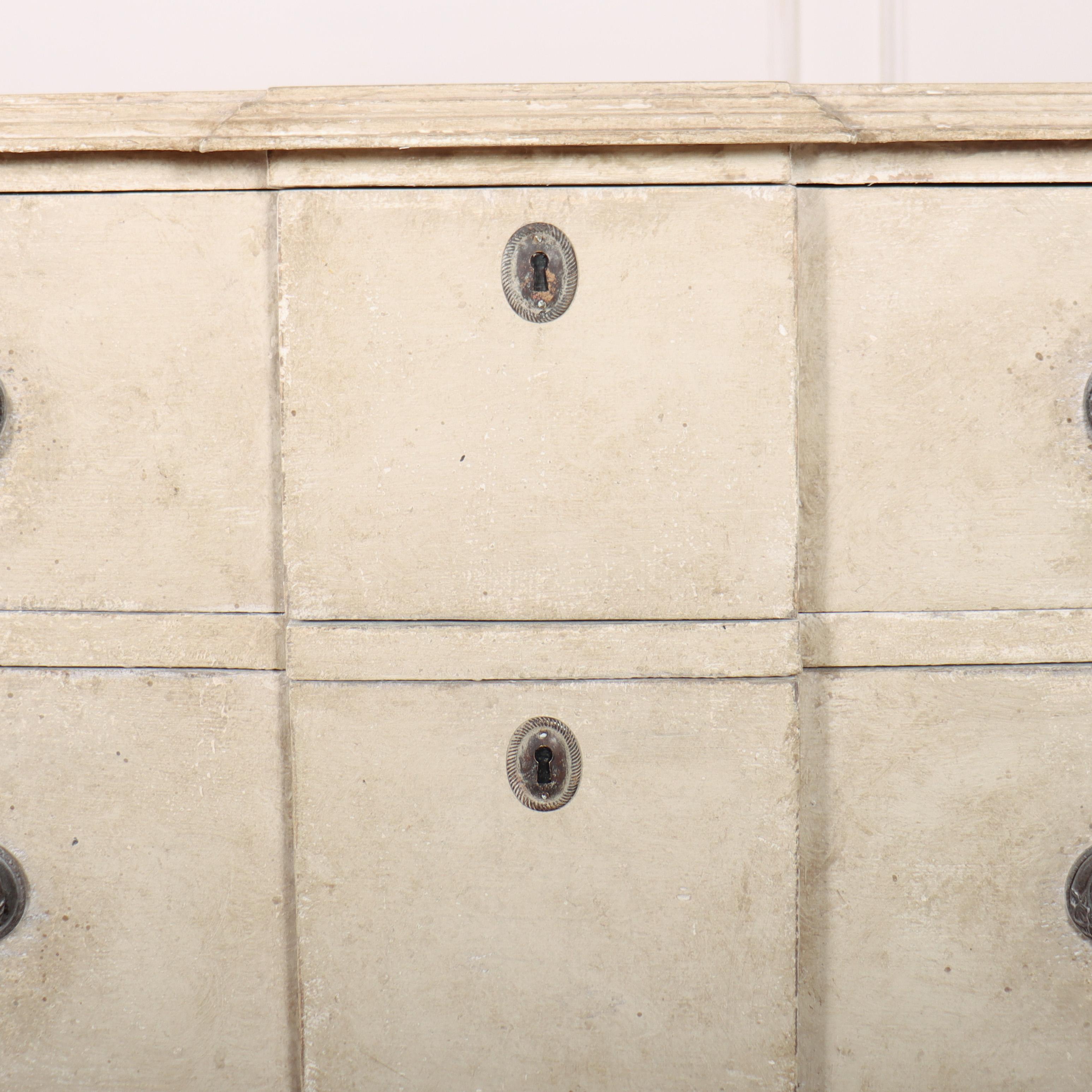 Pair of Swedish Painted Commodes For Sale 1