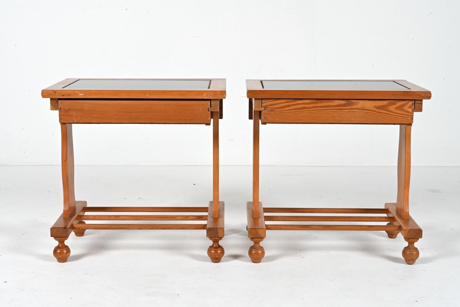 Pair of Swedish Pine Nightstands or End Tables, c. 1980's  For Sale 9