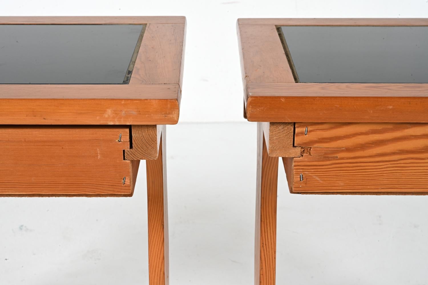Pair of Swedish Pine Nightstands or End Tables, c. 1980's  For Sale 10