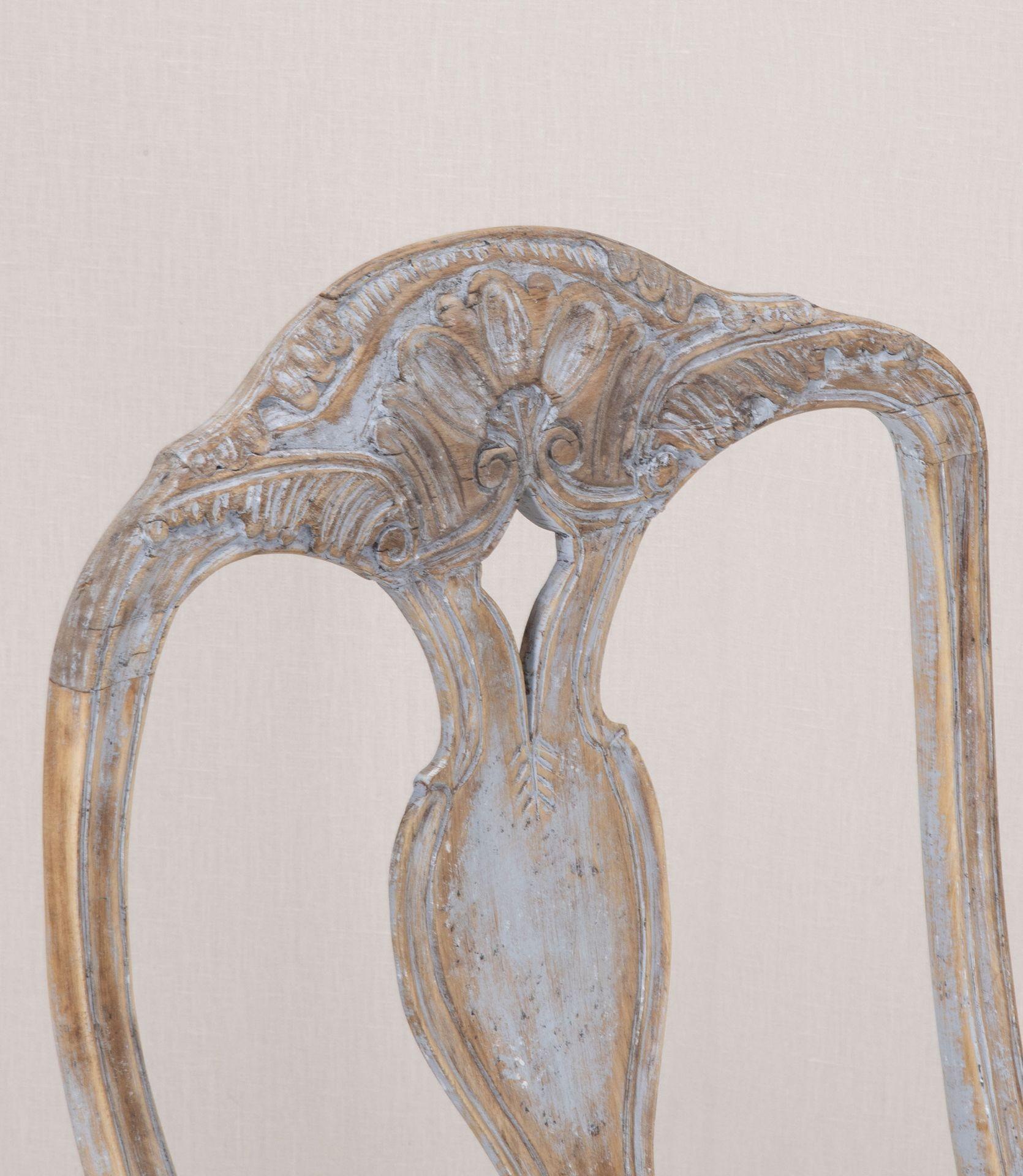 Paire de fauteuils suédois d'époque rococo Bon état - En vente à Gloucestershire, GB