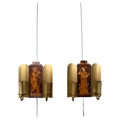 Pair of Swedish sconces Birger Ekman circa 1930