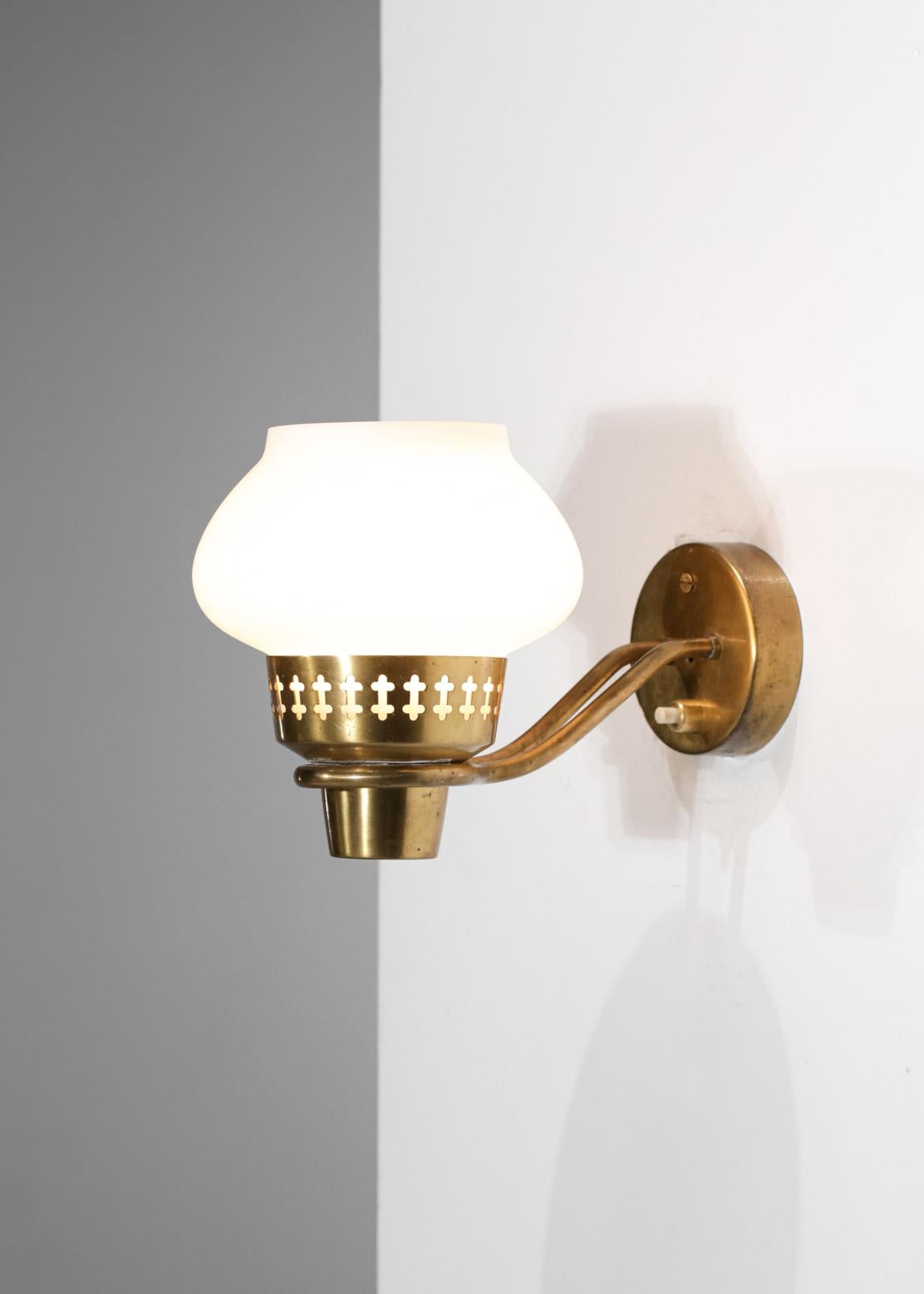 Pair of Swedish Sconces by Hans Bergström for ASEA 60s G203 4