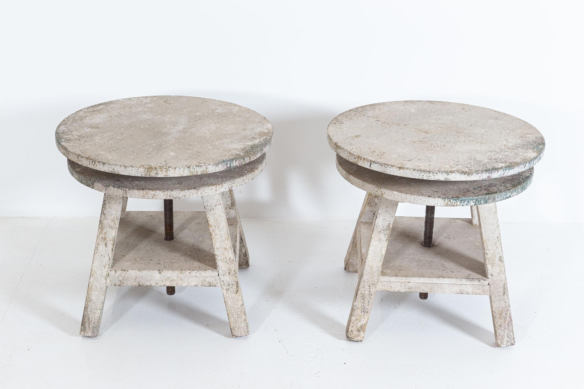 Pair of Swedish Sculpture Stands/Tables In Good Condition In Staffordshire, GB