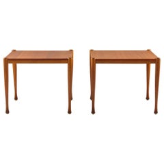 Pair of Swedish Side Tables in Teak Pair of Swedish Side Tables in Teak