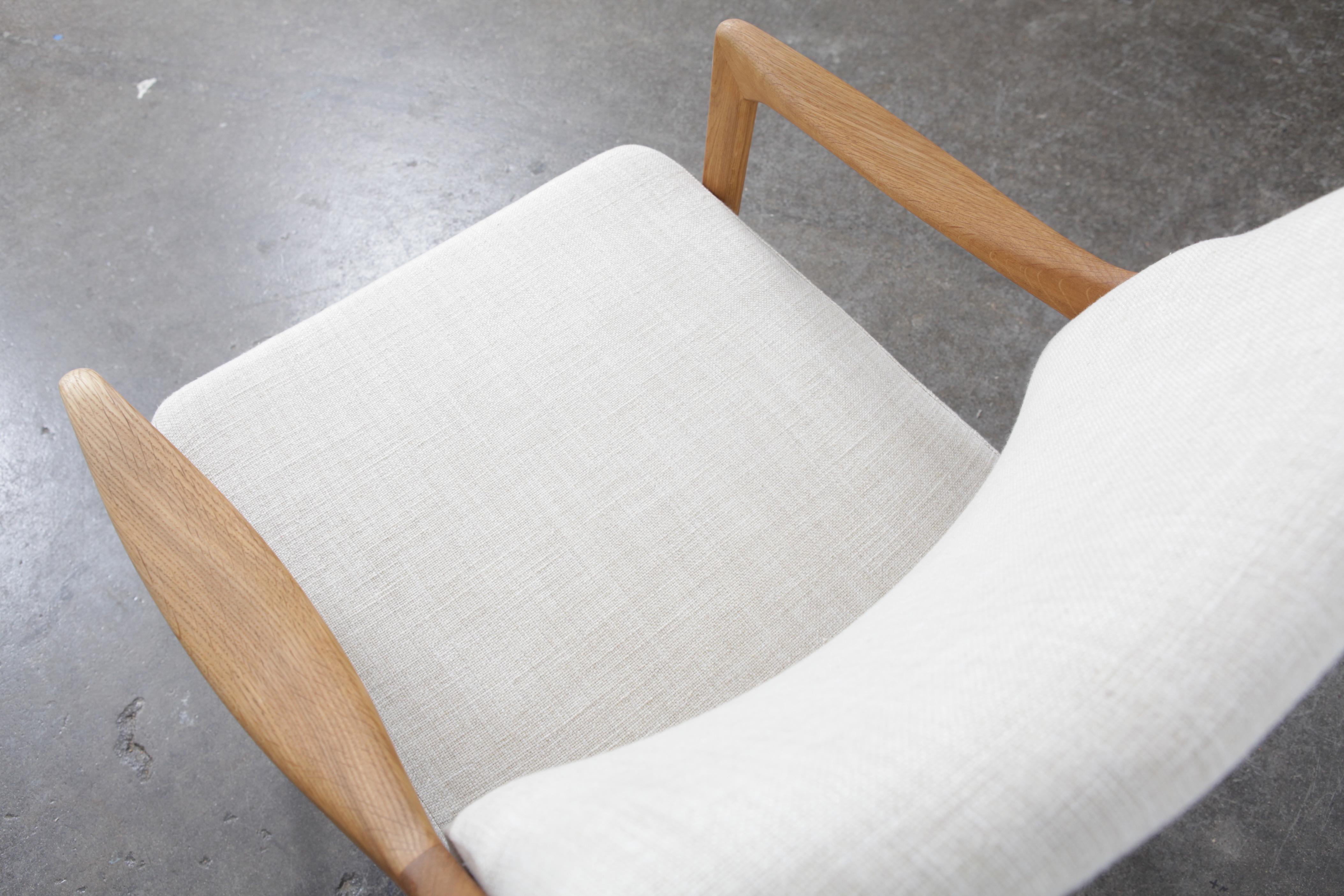 Pair of Swedish Solid Oak Chairs by Inge Andersson for Bröderna Andersson 2
