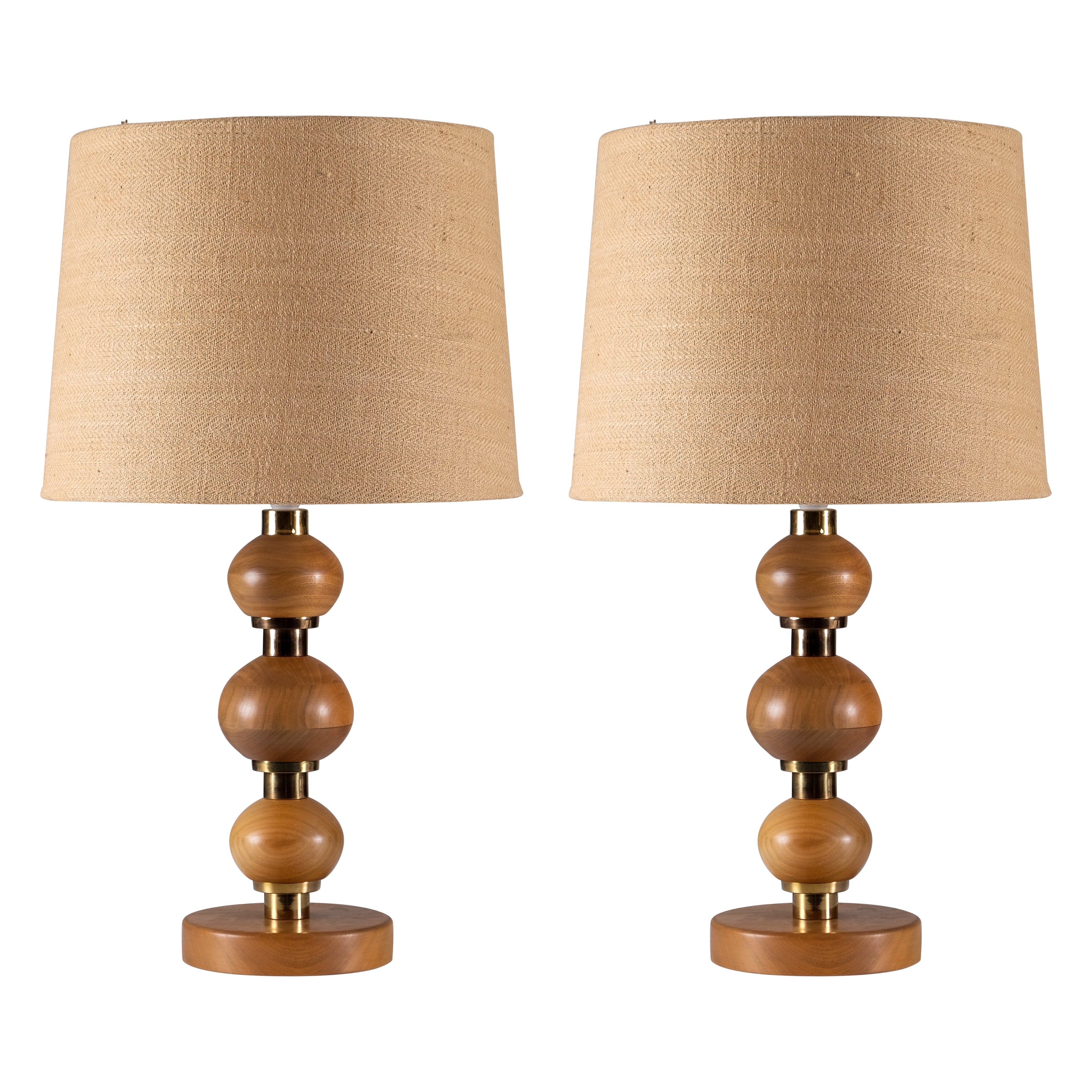 Pair of Swedish Table Lamps, 1960s