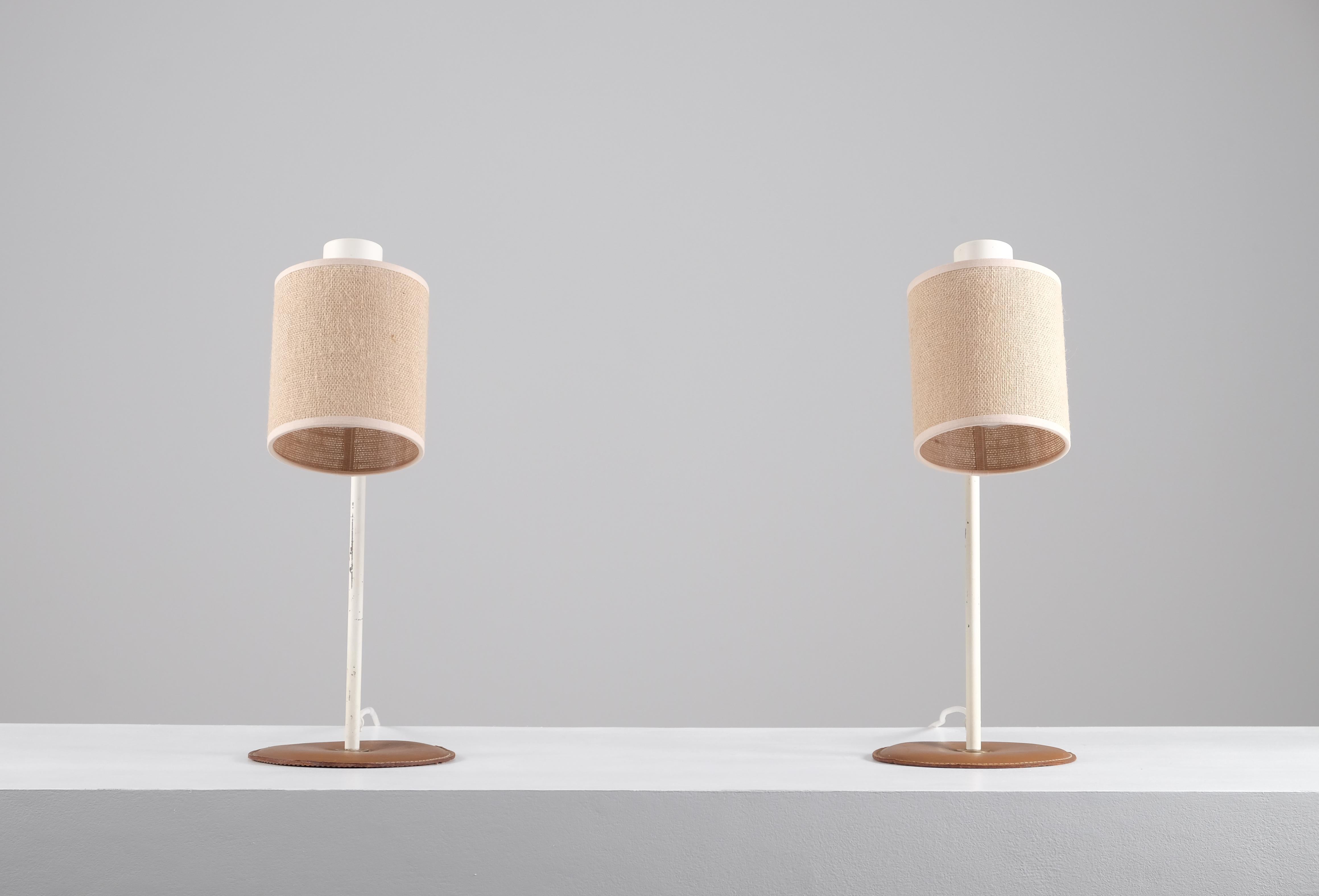 Pair of Swedish Table Lamps, Ateljé Lyktan, 1960s For Sale 2