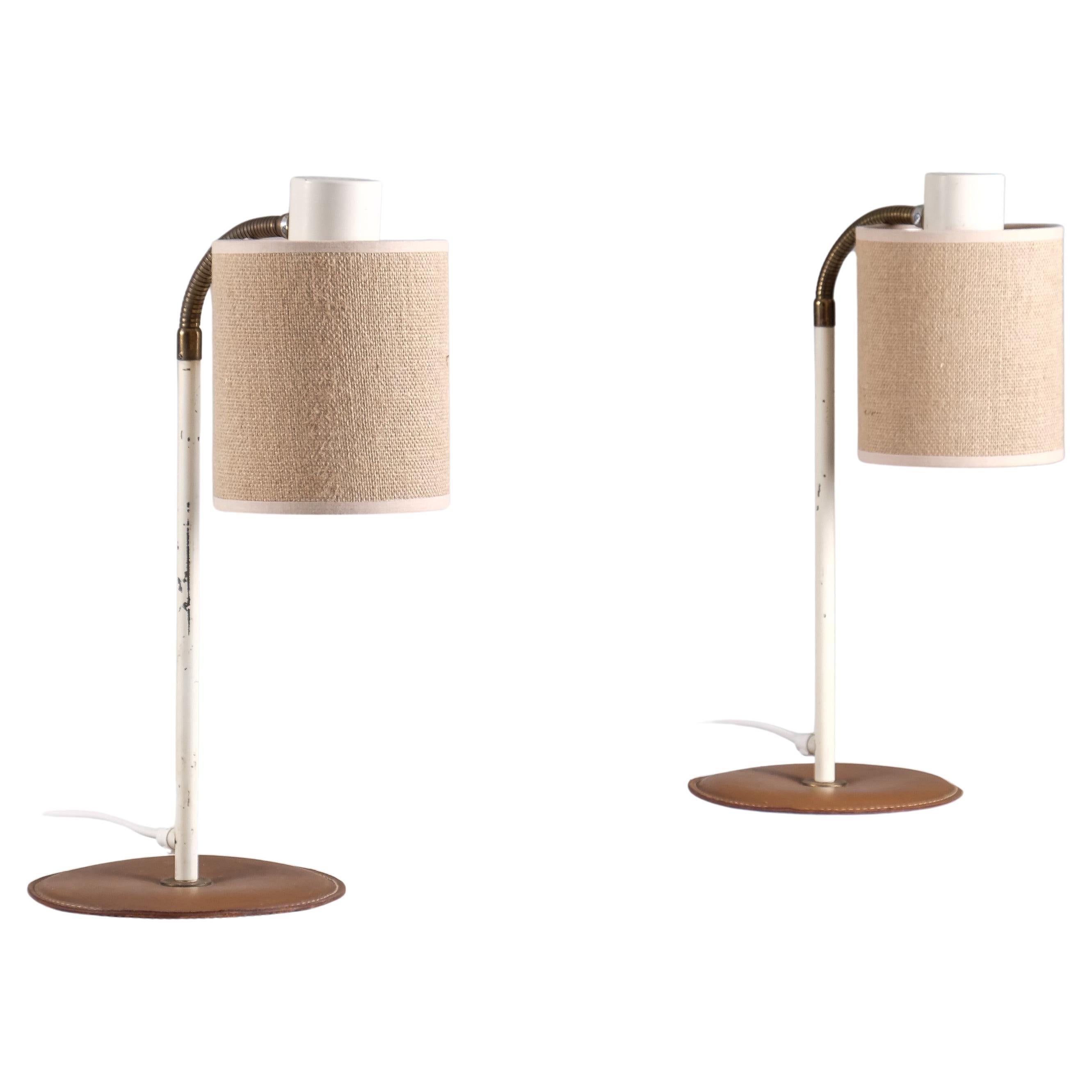 Pair of Swedish Table Lamps, Ateljé Lyktan, 1960s