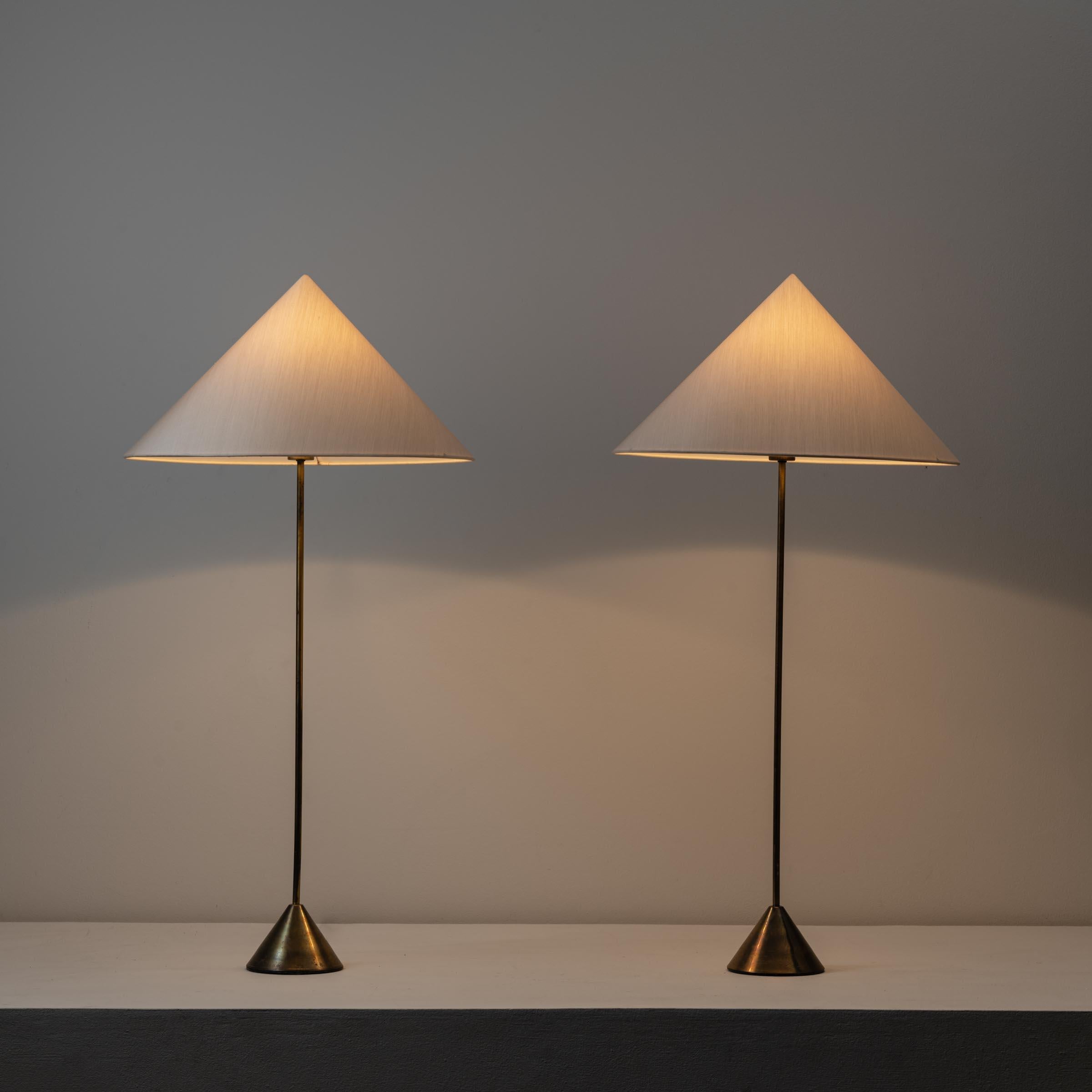 Mid-Century Modern Pair of Swedish Table Lamps by ASEA For Sale