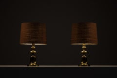 Paire de lampes de bureau suédoises par NAFA, années 1960