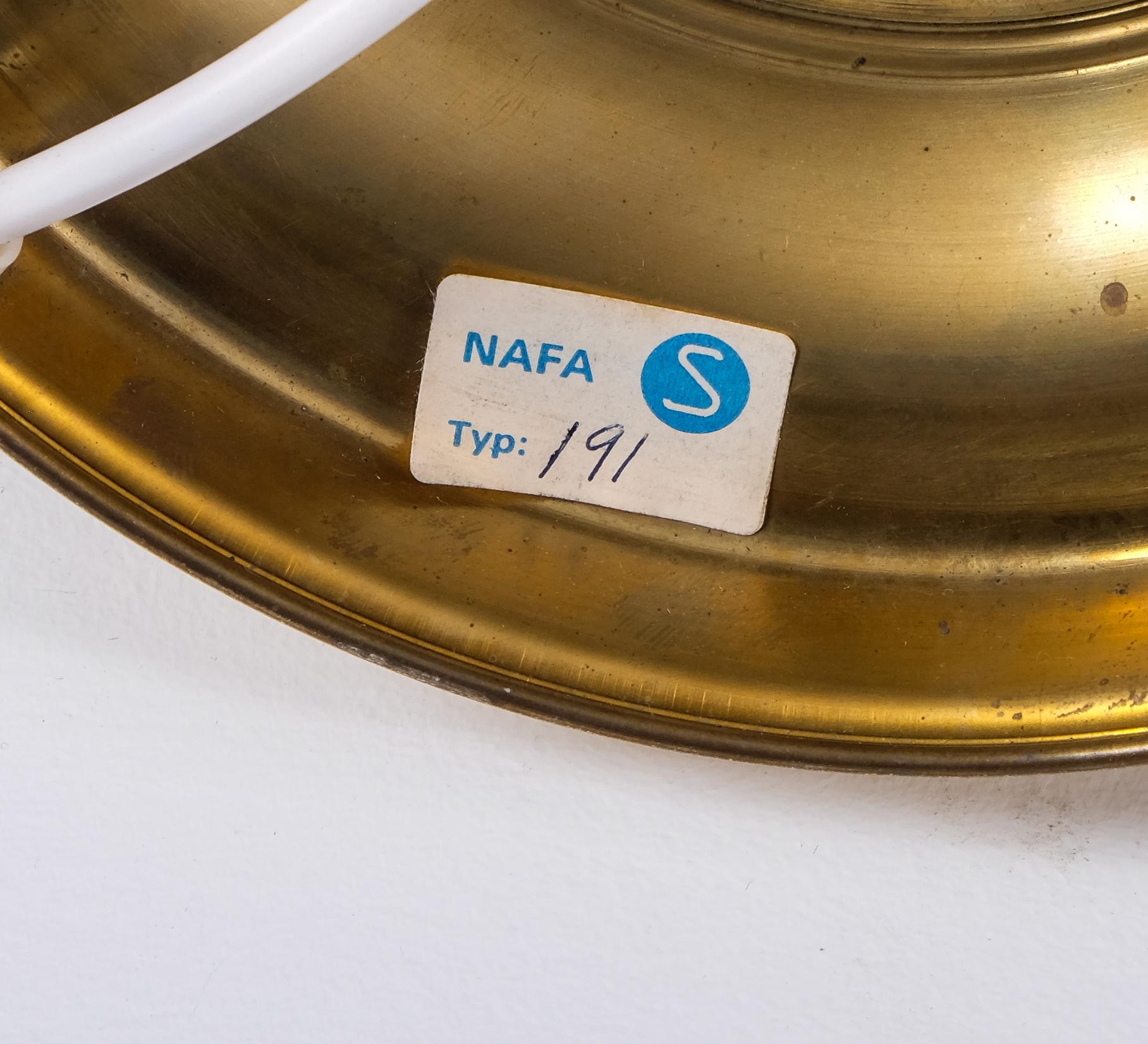 Schwedische Tischlampen von NAFA, 1960er Jahre, Paar im Angebot 2