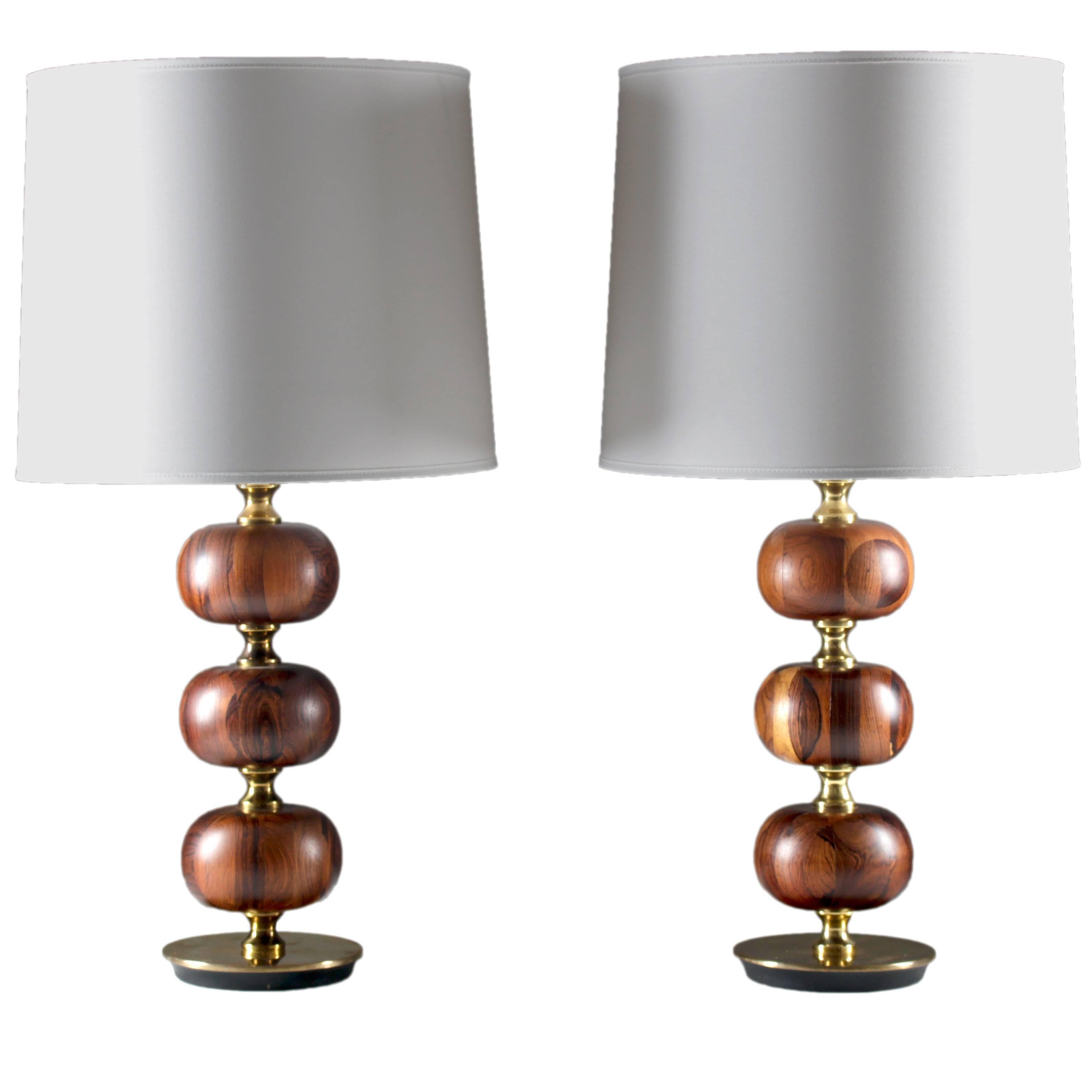 Pair of Swedish Table Lamps by Stilarmatur Tranås