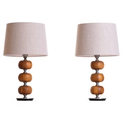 Pair of Swedish Table Lamps by Tranås Stilarmatur, 1960s