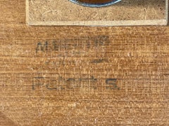 Coppia di tavolini a treppiede in teak svedese Albert Larsson per Alberts Tibro