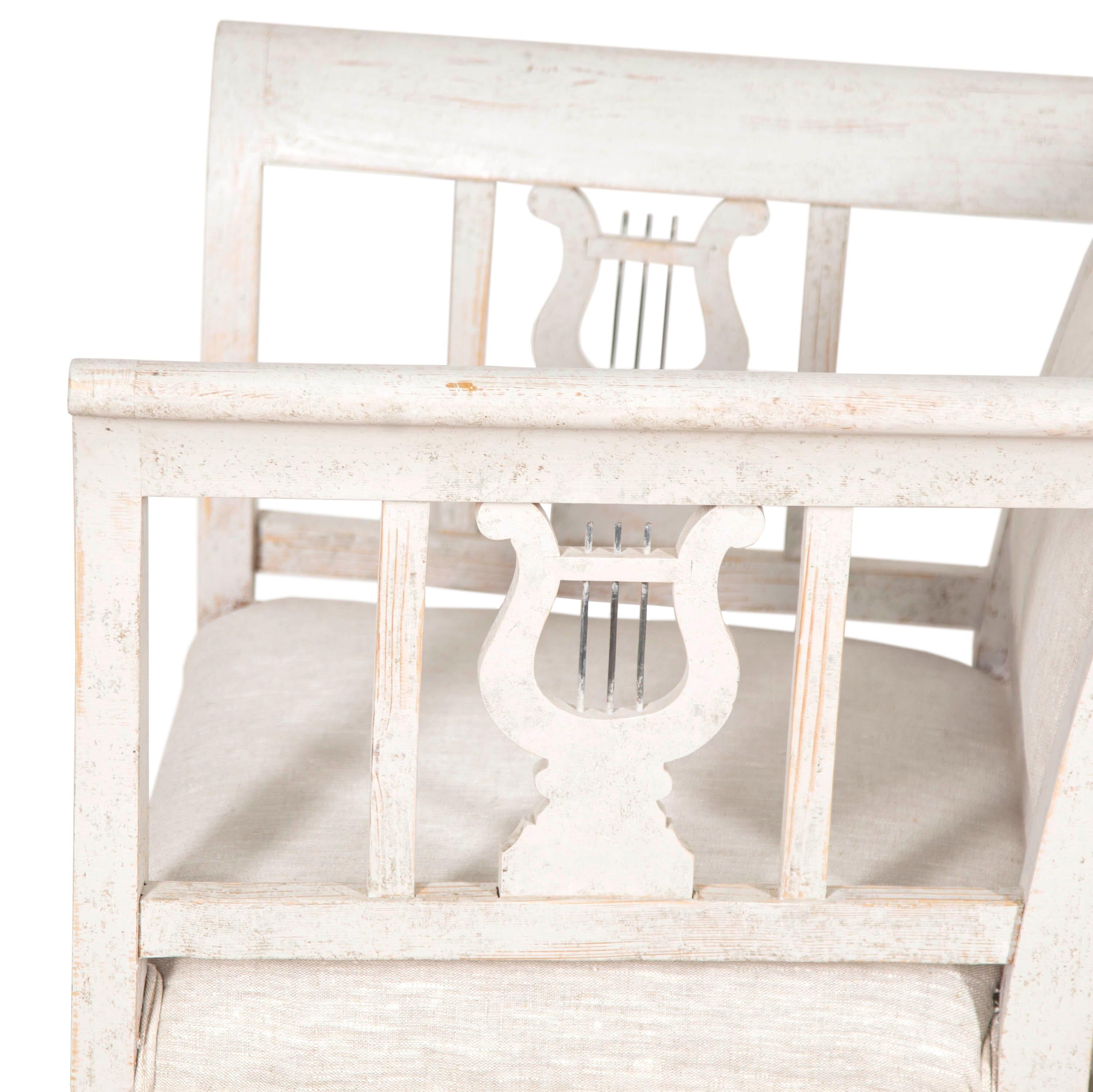 Gustavian Pair of Swedish Veranda Chairs For Sale