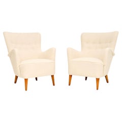 Pareja de sillones suecos vintage de Folke Ohlsson para Dux