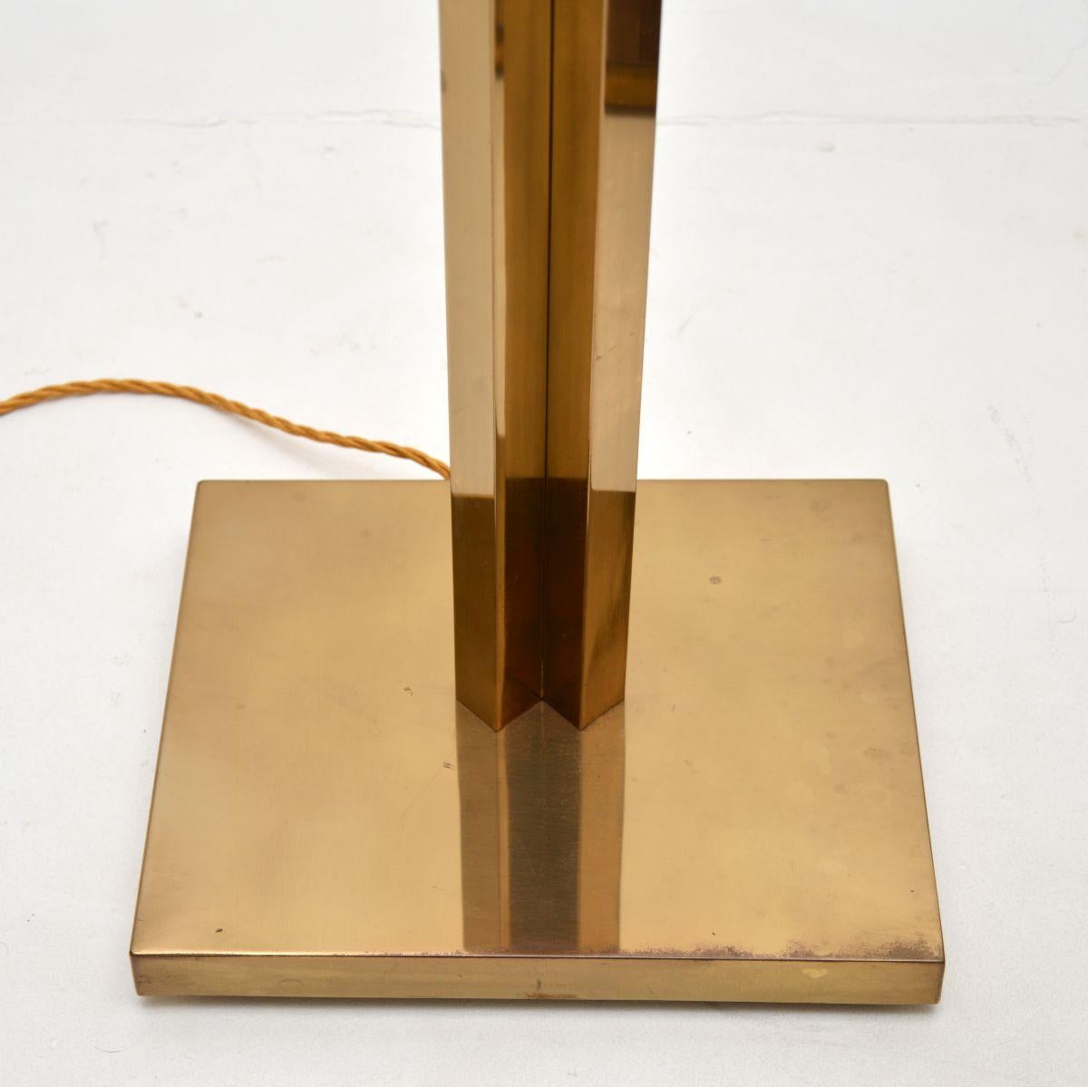 Pair of Swedish Vintage Brass Floor Lamps 4