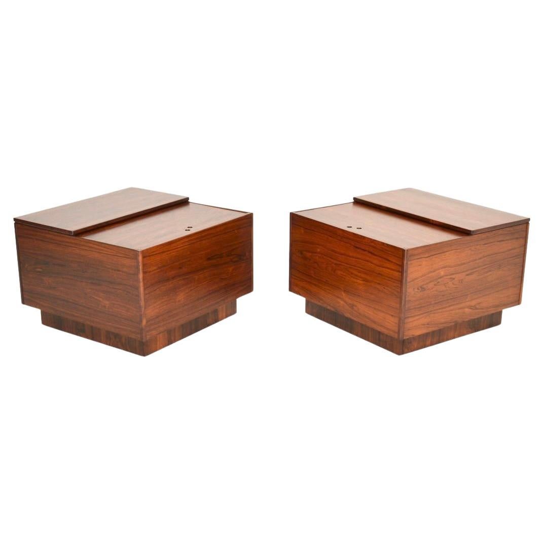 Pair of Swedish Vintage Coffee / Side Tables For Sale