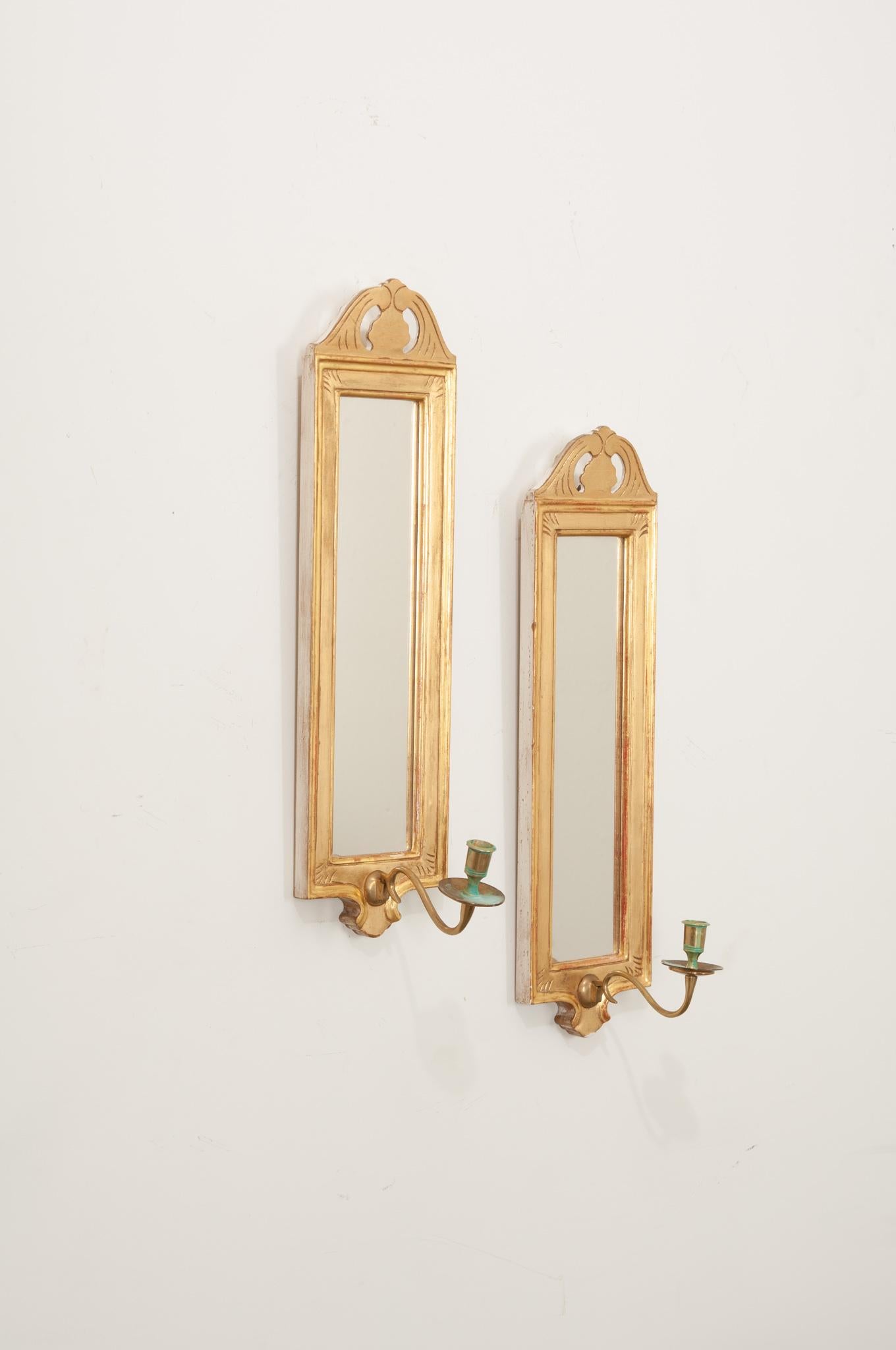 Purchased in Amsterdam- this pair of sconces from Sweden are an absolute gem of a find! Produced by Ikea in the 1970’s before the company opened stores globally, they have the original, burned stamp on the backside indicating their origin and maker.