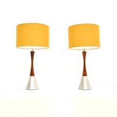Pair of Swedish Vintage Table Lamps by Bergboms