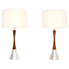Pair of Swedish Vintage Table Lamps by Bergboms