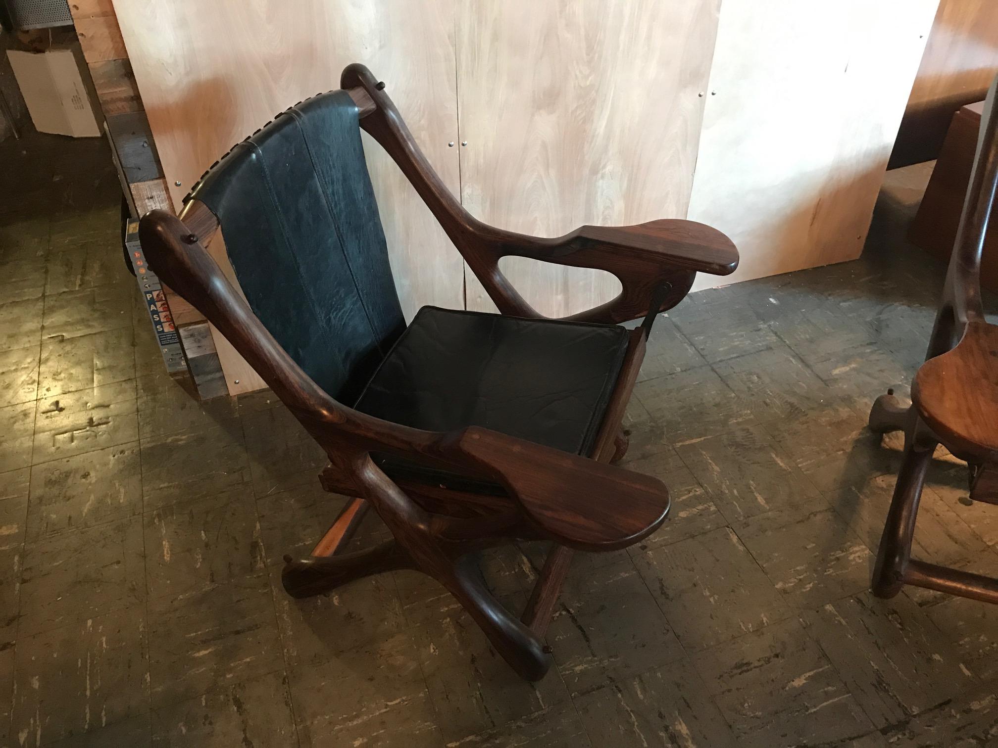 Pair of Swinger Lounge Chairs by Don Shoemaker In Good Condition In Salt Lake City, UT