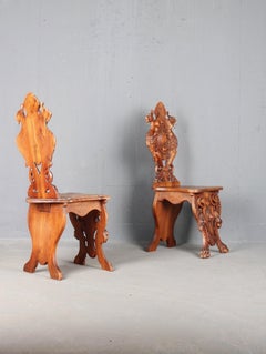 Pair of Swiss Alps Escabelle