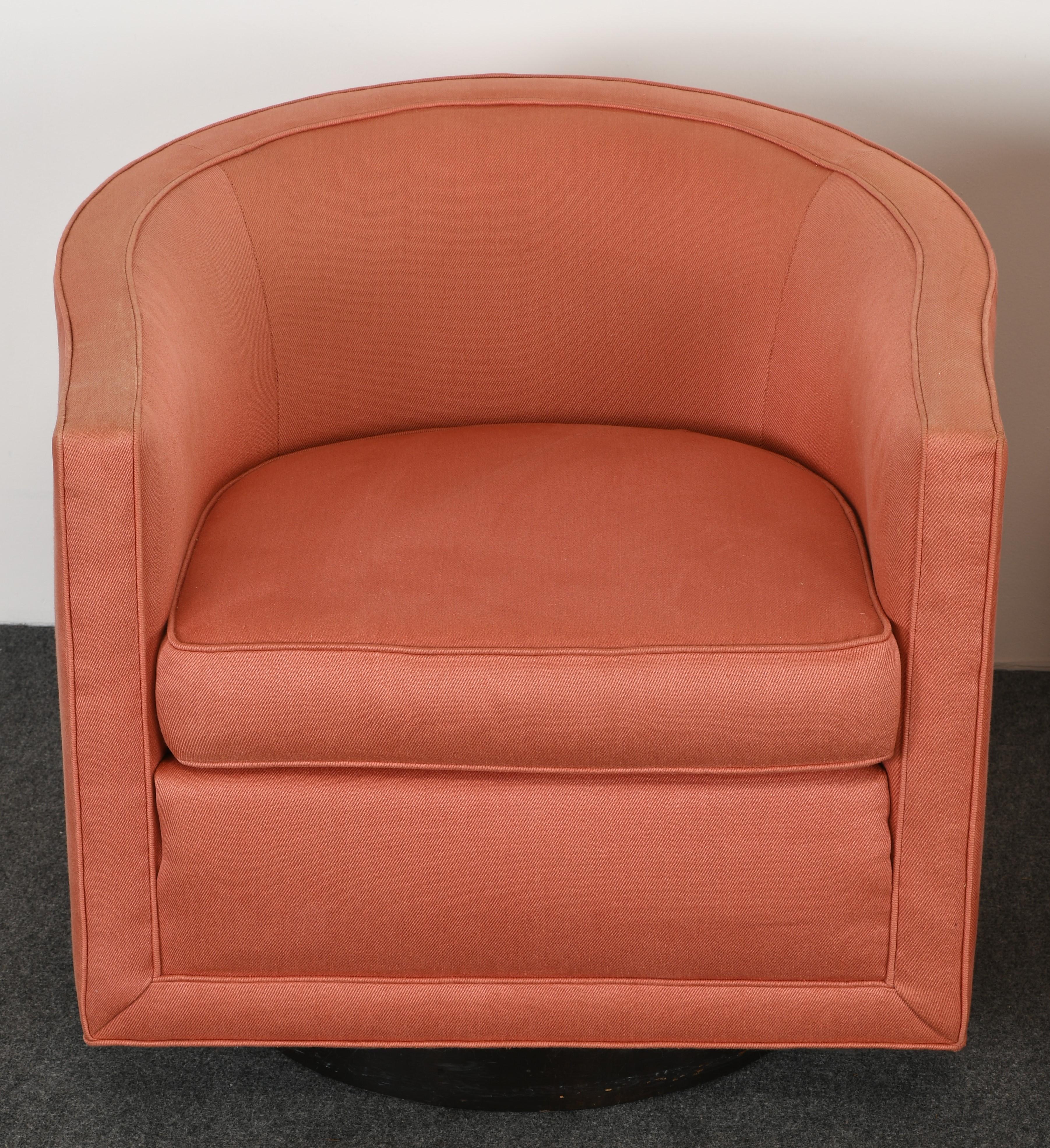 Pair of Swivel Chairs by Edward Wormley for Dunbar, 1970s 2