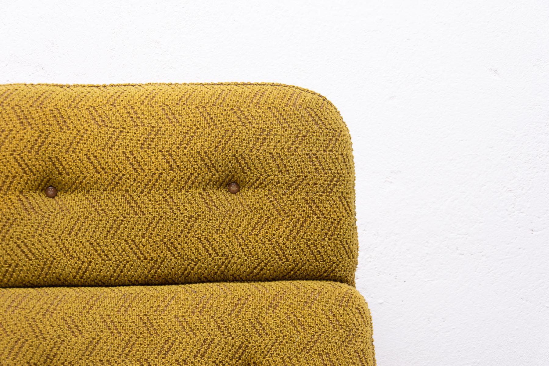Fabric Pair of Swivel Chairs Designed by Gerald Neusser for Úp Závody, 1970s