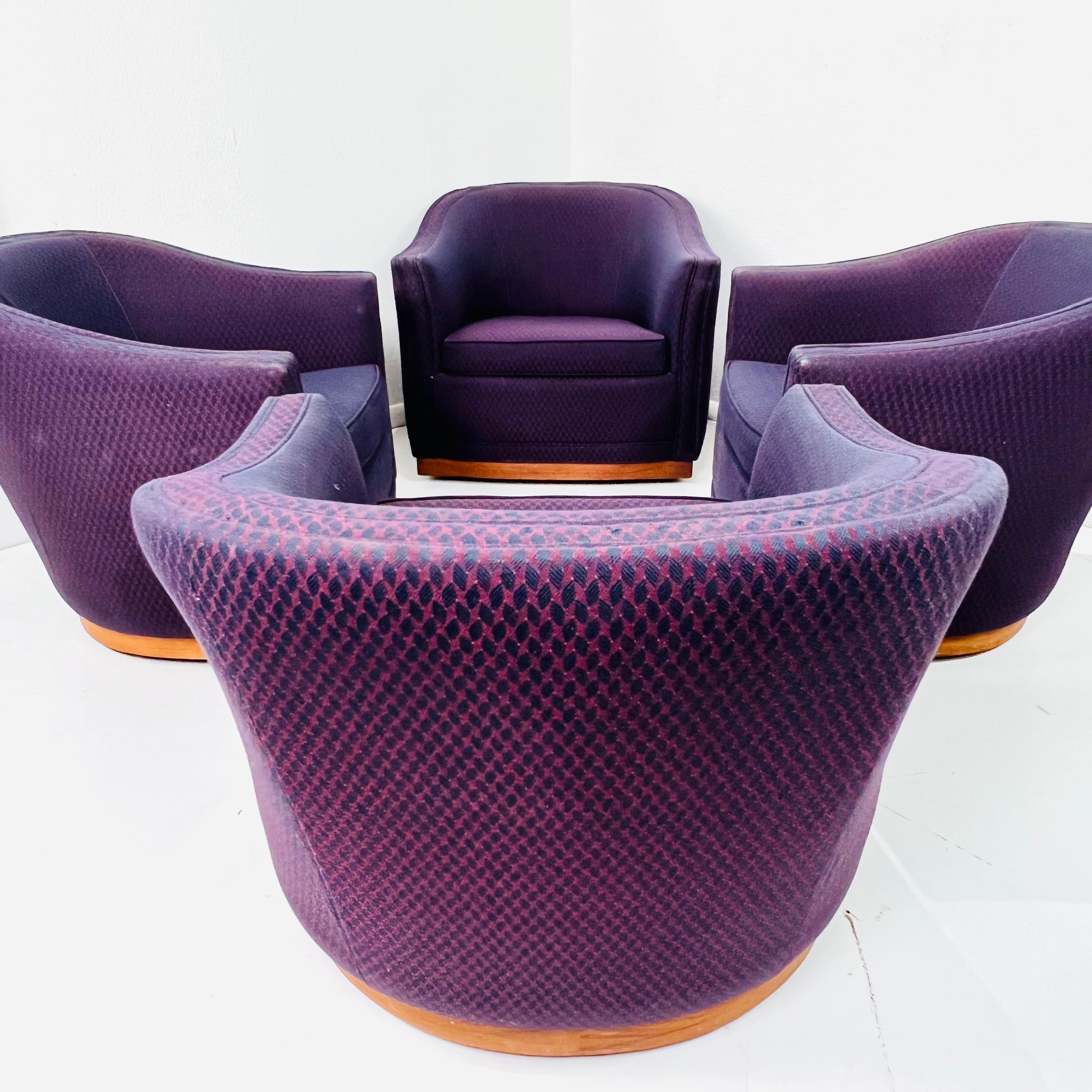 Pair of Swivel Club Chairs by Jack Cartwright 14