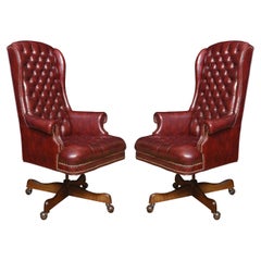 Pair of Swivel Office Chairs