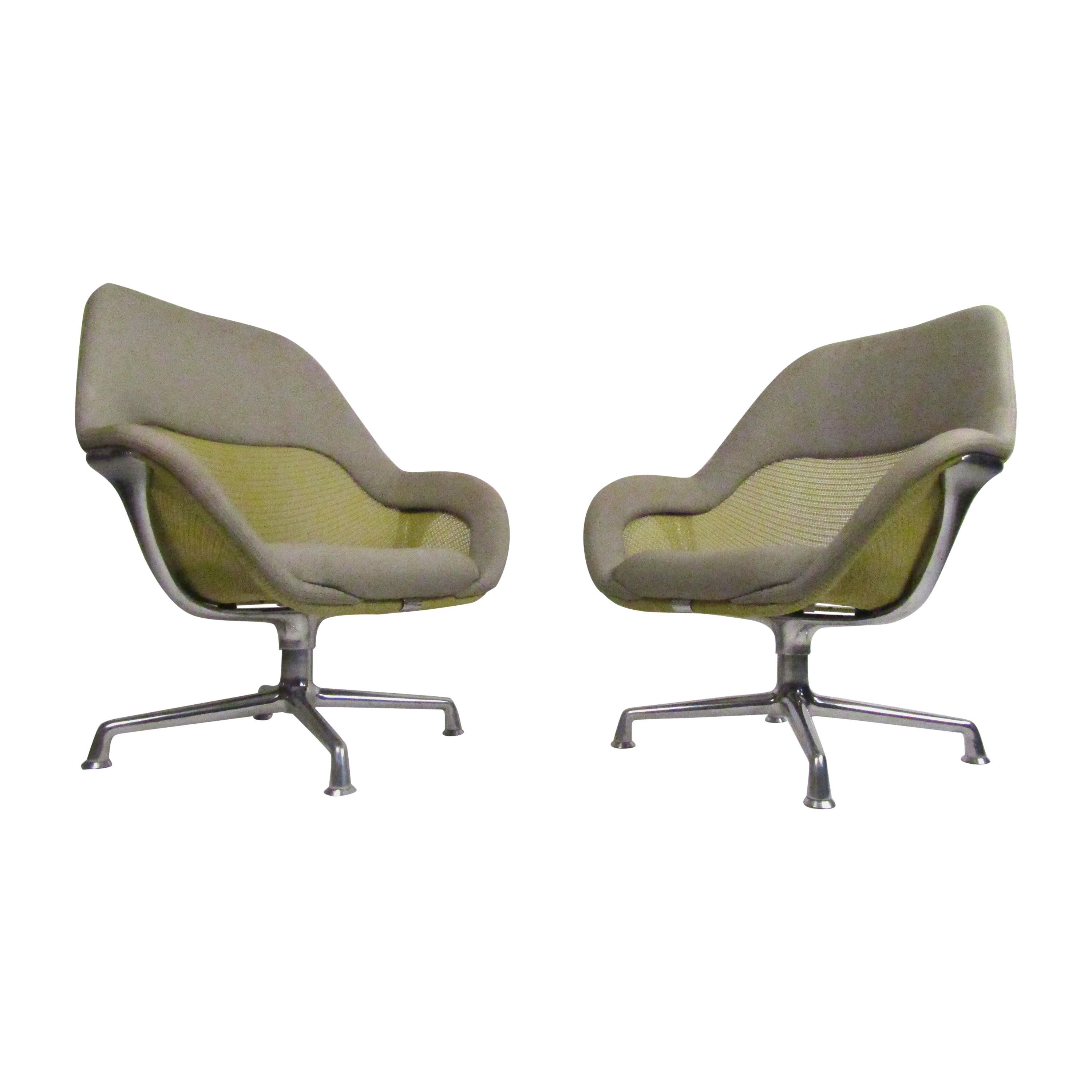 Pair of Swiveling Conference Chairs by Coalesse