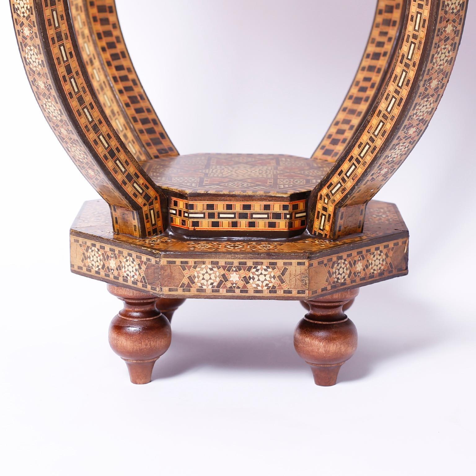20th Century Pair of Syrian Inlaid Tables or Stands