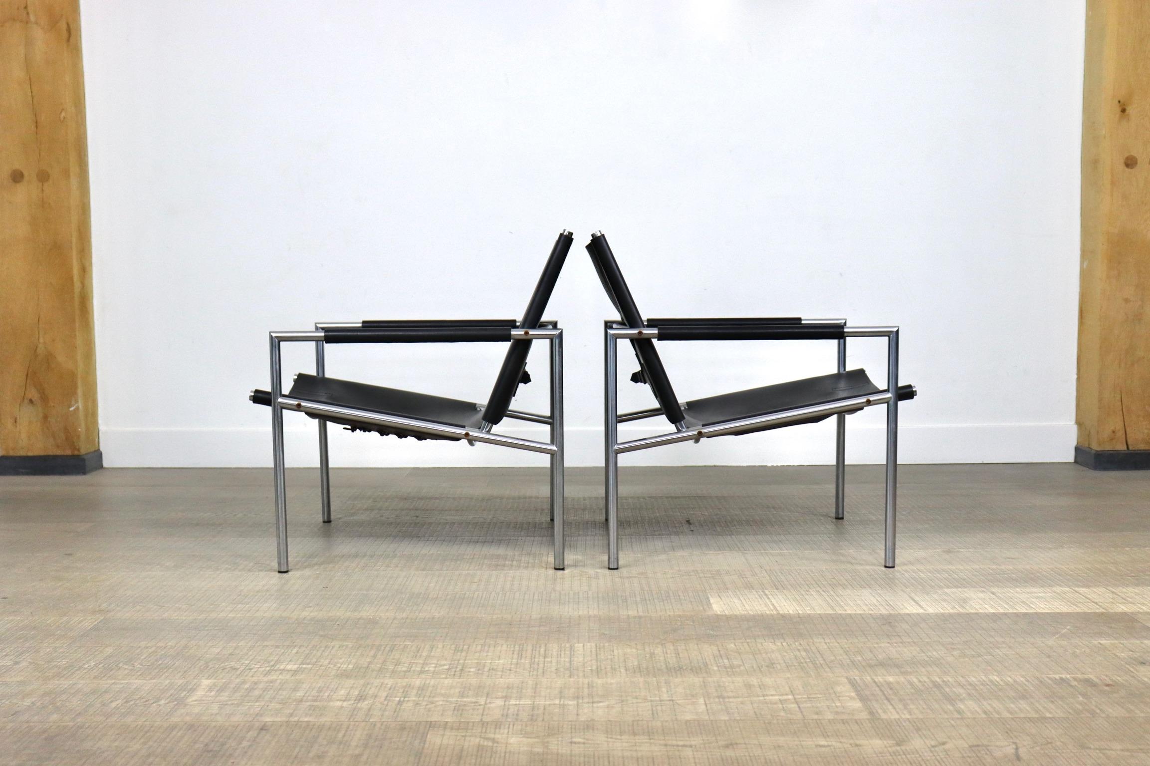 Pair of SZ02 Easy chairs by Martin Visser for Spectrum, 1970s 1