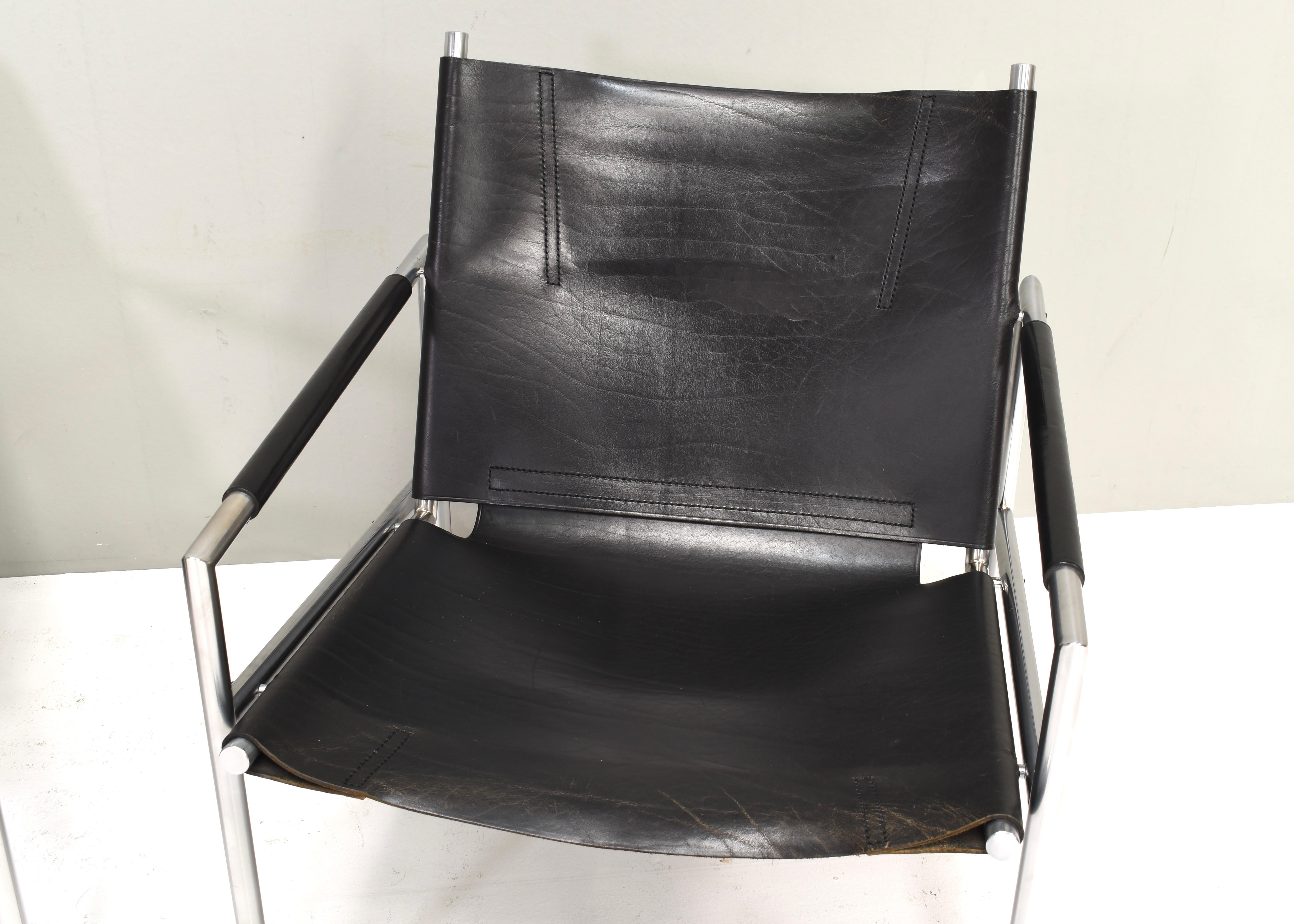 Pair of SZ02 Lounge Chairs by Martin Visser for ‘t Spectrum, Netherlands – 1960s For Sale 3