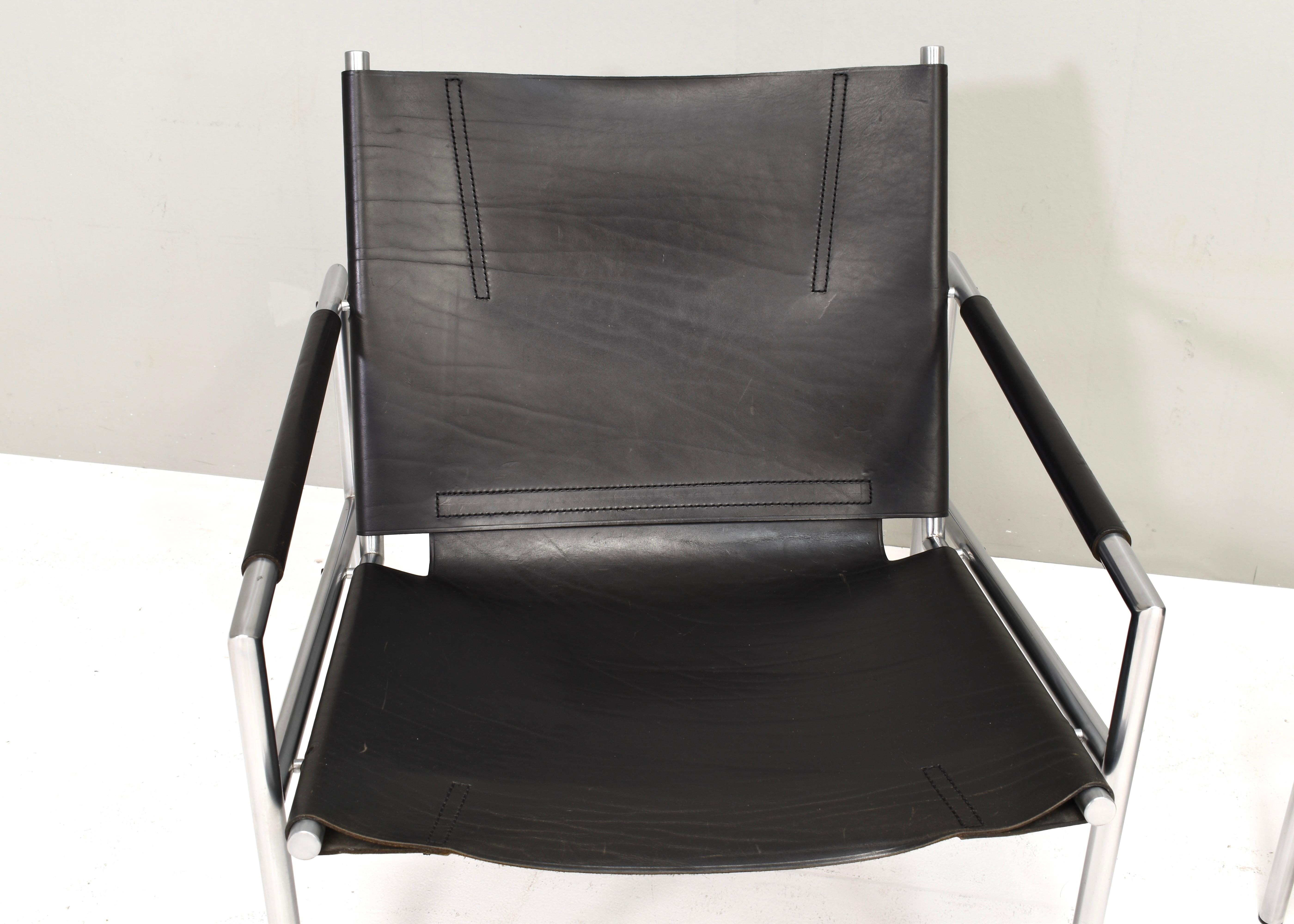 Pair of SZ02 Lounge Chairs by Martin Visser for ‘t Spectrum, Netherlands – 1960s For Sale 2