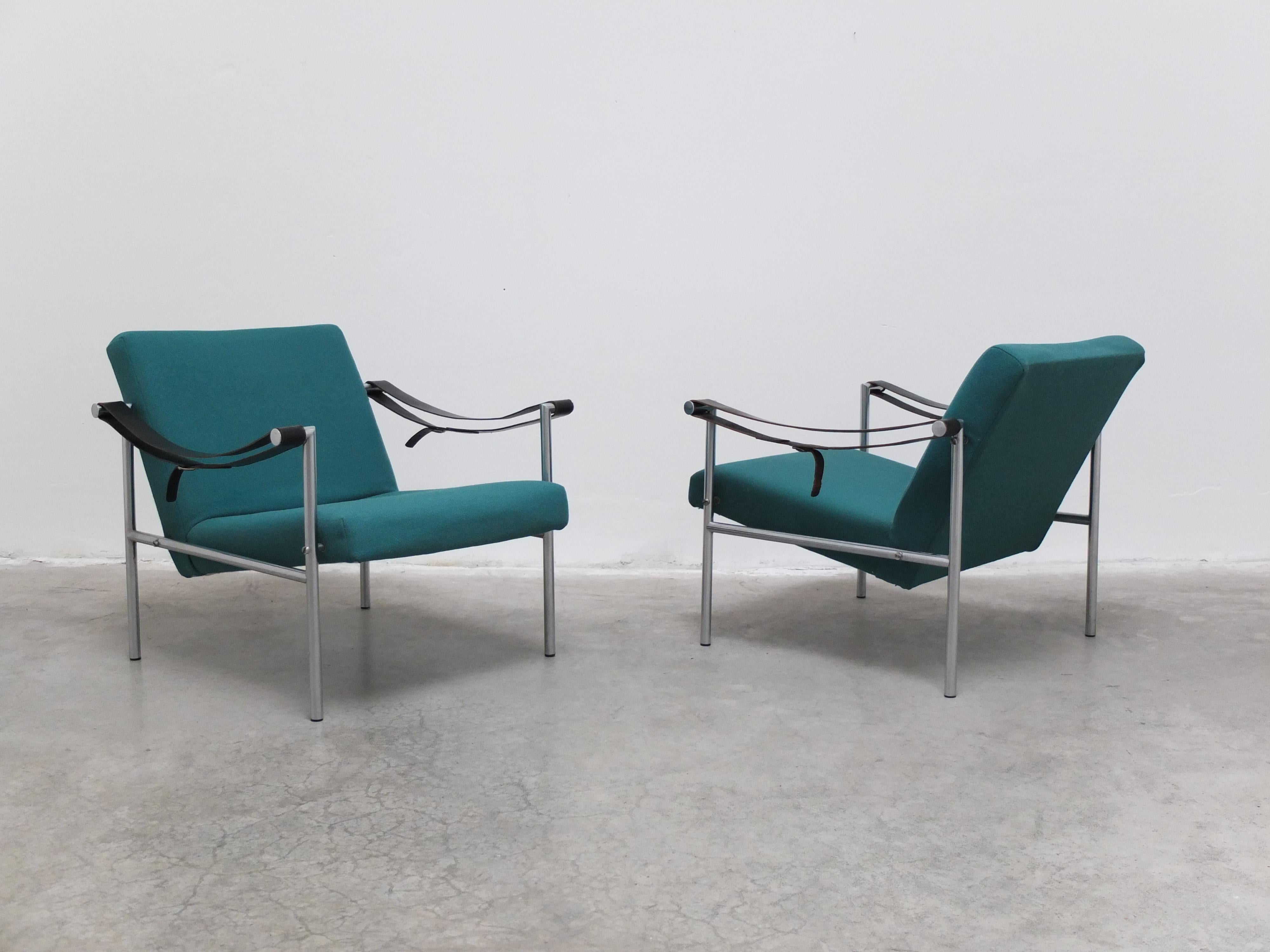 Paire de chaises longuesSZ08 de Martin Visser pour 't Spectrum, 1960 en vente 8