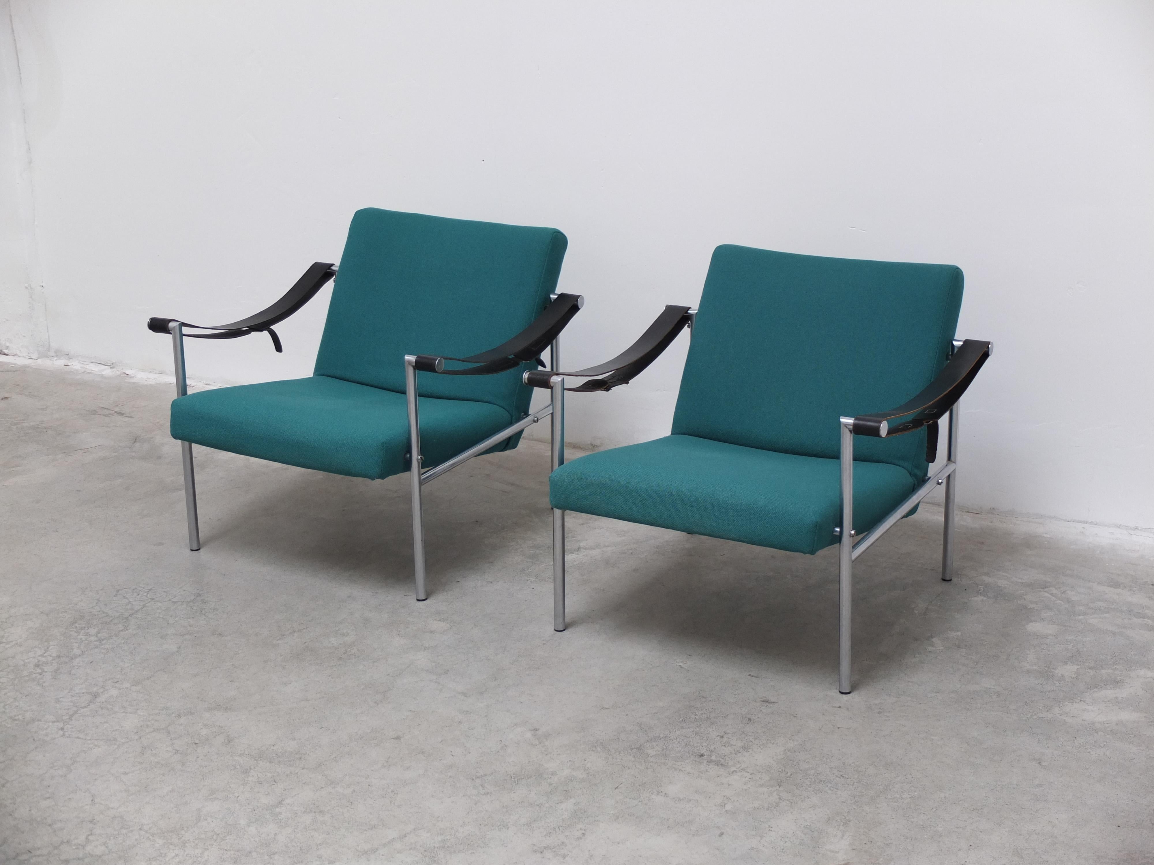 Pair of 'SZ08' Lounge Chairs by Martin Visser for 't Spectrum, 1960 In Good Condition For Sale In Antwerpen, VAN