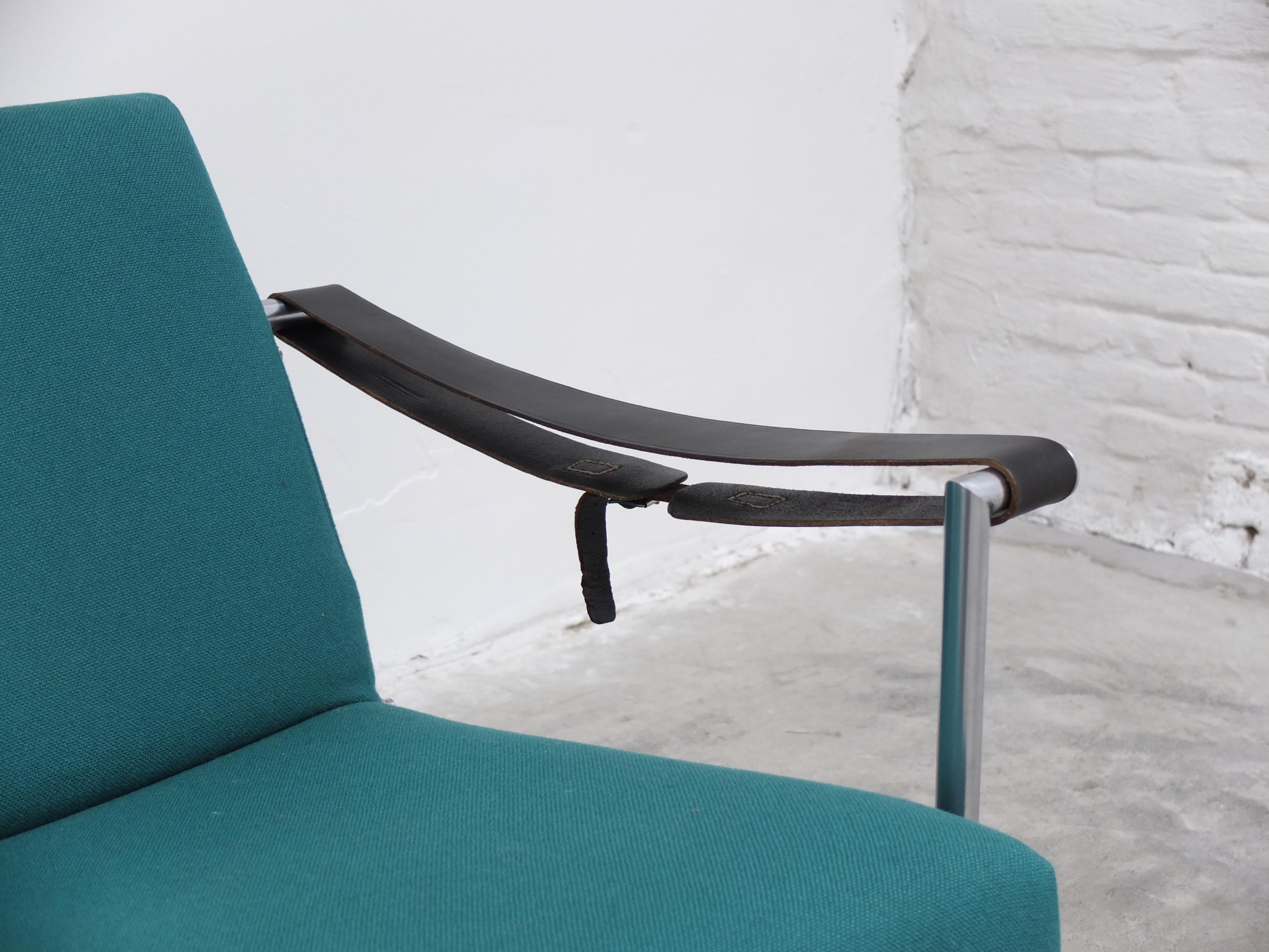 Metal Pair of 'SZ08' Lounge Chairs by Martin Visser for 't Spectrum, 1960 For Sale
