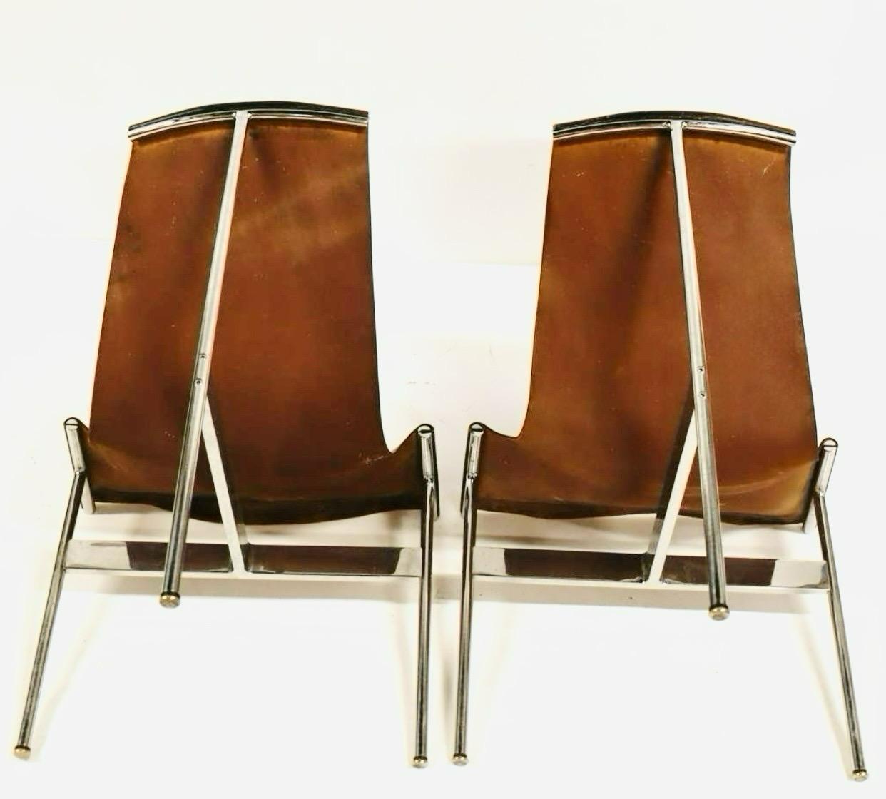 American Pair of T Chairs by Katavolos, Littell & Kelley for Laverne International  For Sale