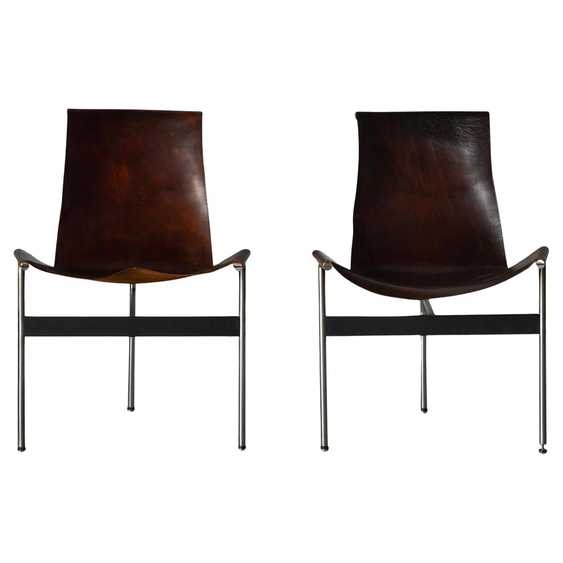 Paire de chaises T de Katavolos, Littell et Kelley pour Laverne International