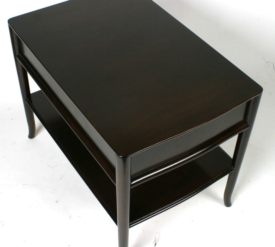 Pair of T. H. Robsjohn-Gibbings End Tables or Nightstands In Good Condition In St. Louis, MO